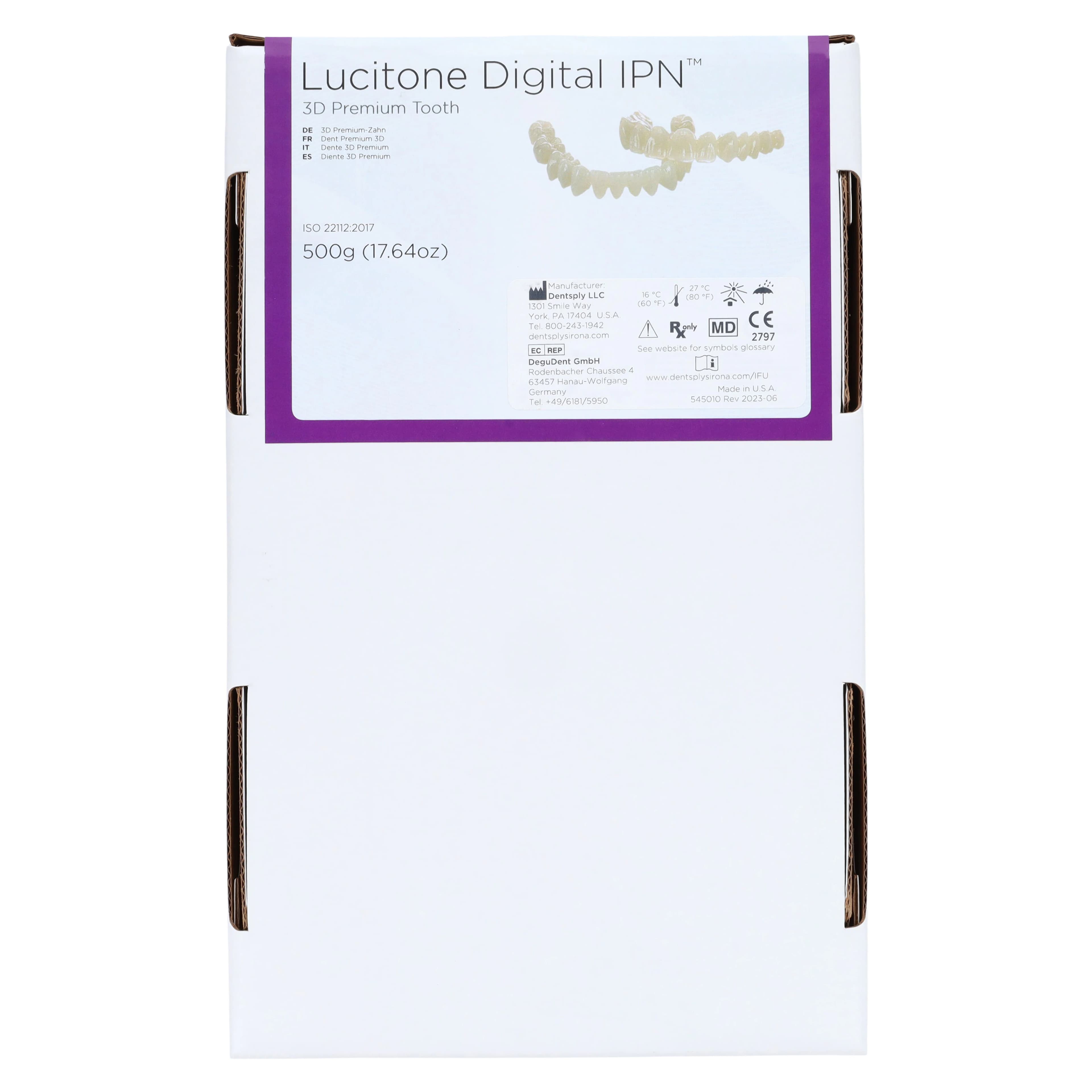 Lucitone Digital IPN Premium Tooth Resin C1, 500ml Cartridge thumbnail 2
