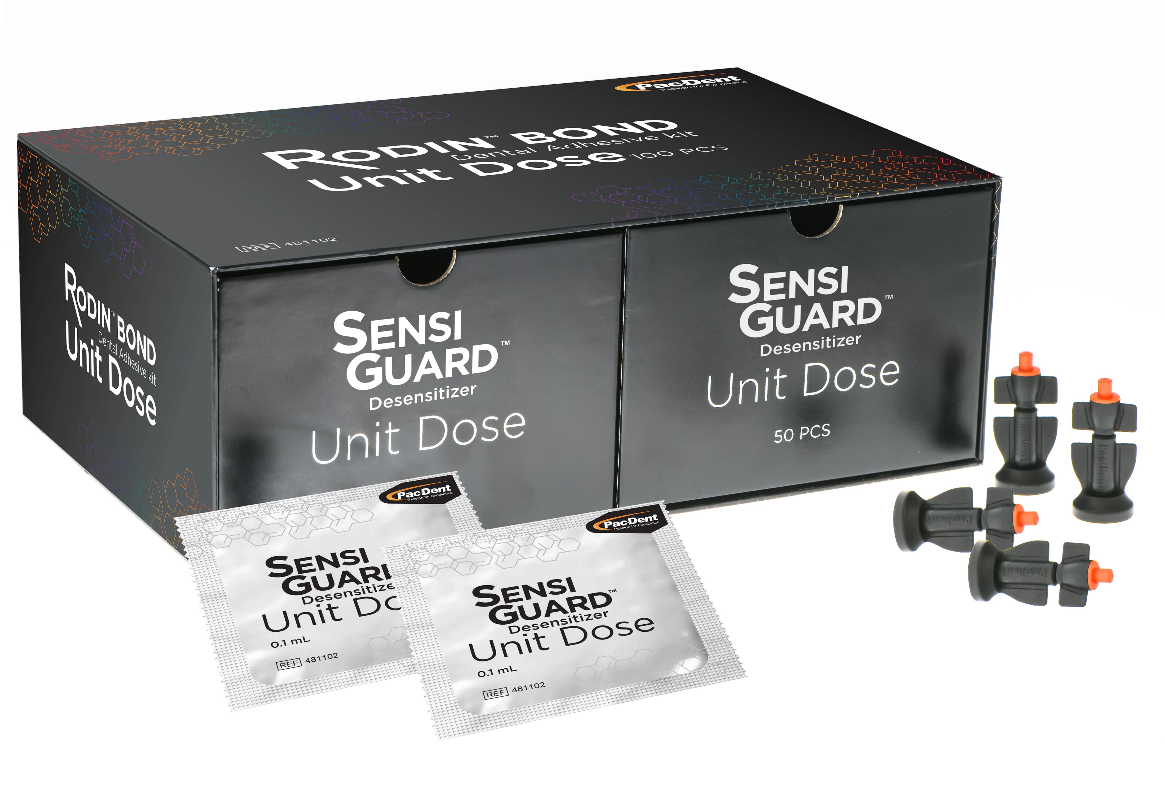 SensiGuard Antibacterial Dentin Desensitizer, Unit Dose, 0.1 mL, Refill Pack of 100, 481103 - SensiGuard™ Unit Dose Refill Pack of 100 - Image 1