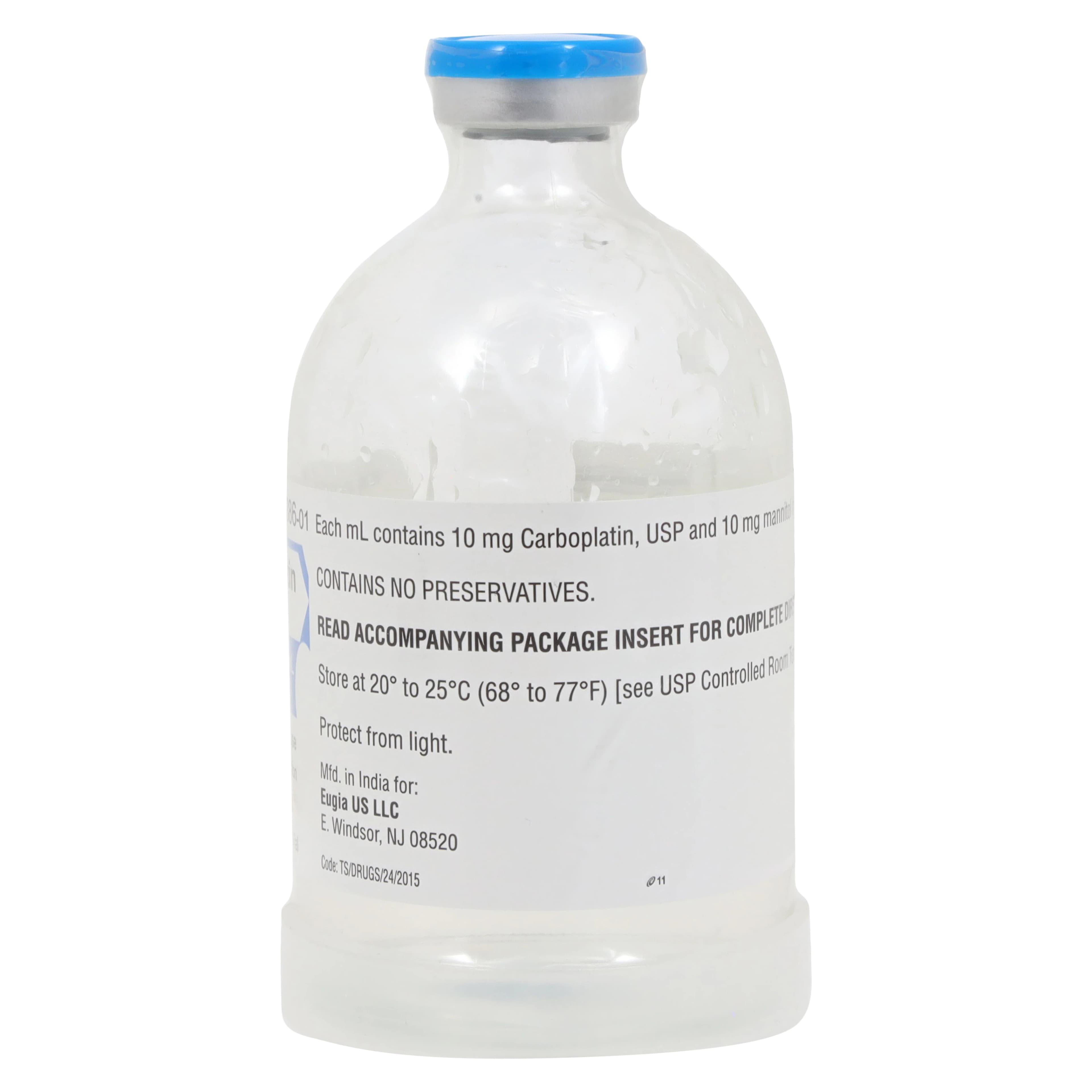 Carboplatin Injection 10 mg/mL, Multiple-Dose Vial, 60 mL (Eugia US LLC) thumbnail 3