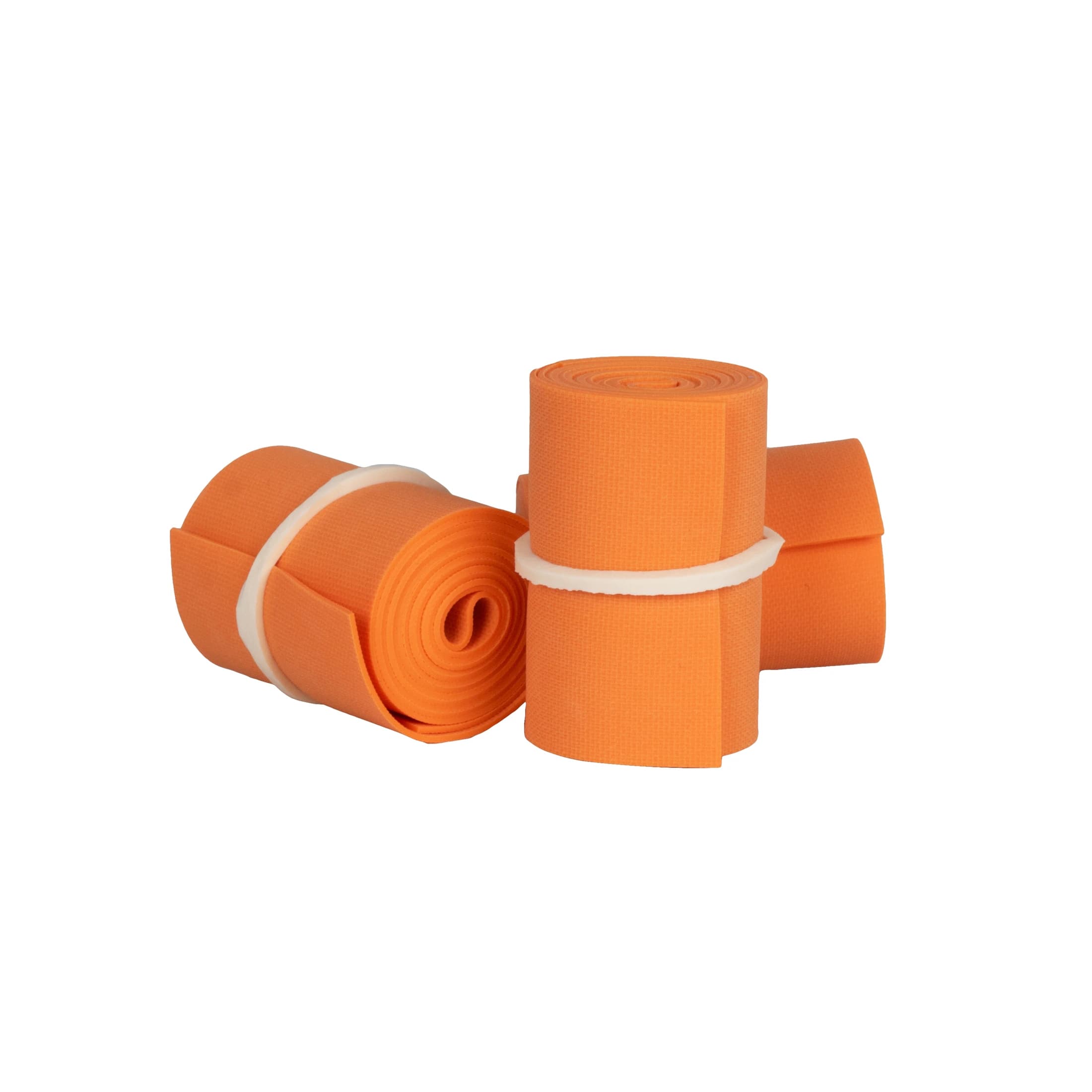 Dukal Tourniquet, Orange, Rolled/Banded, 18" x 1", Latex-Free, Disposable, 250/Bag - Dukal Tourniquet ORG Rol&Ban - Image 1