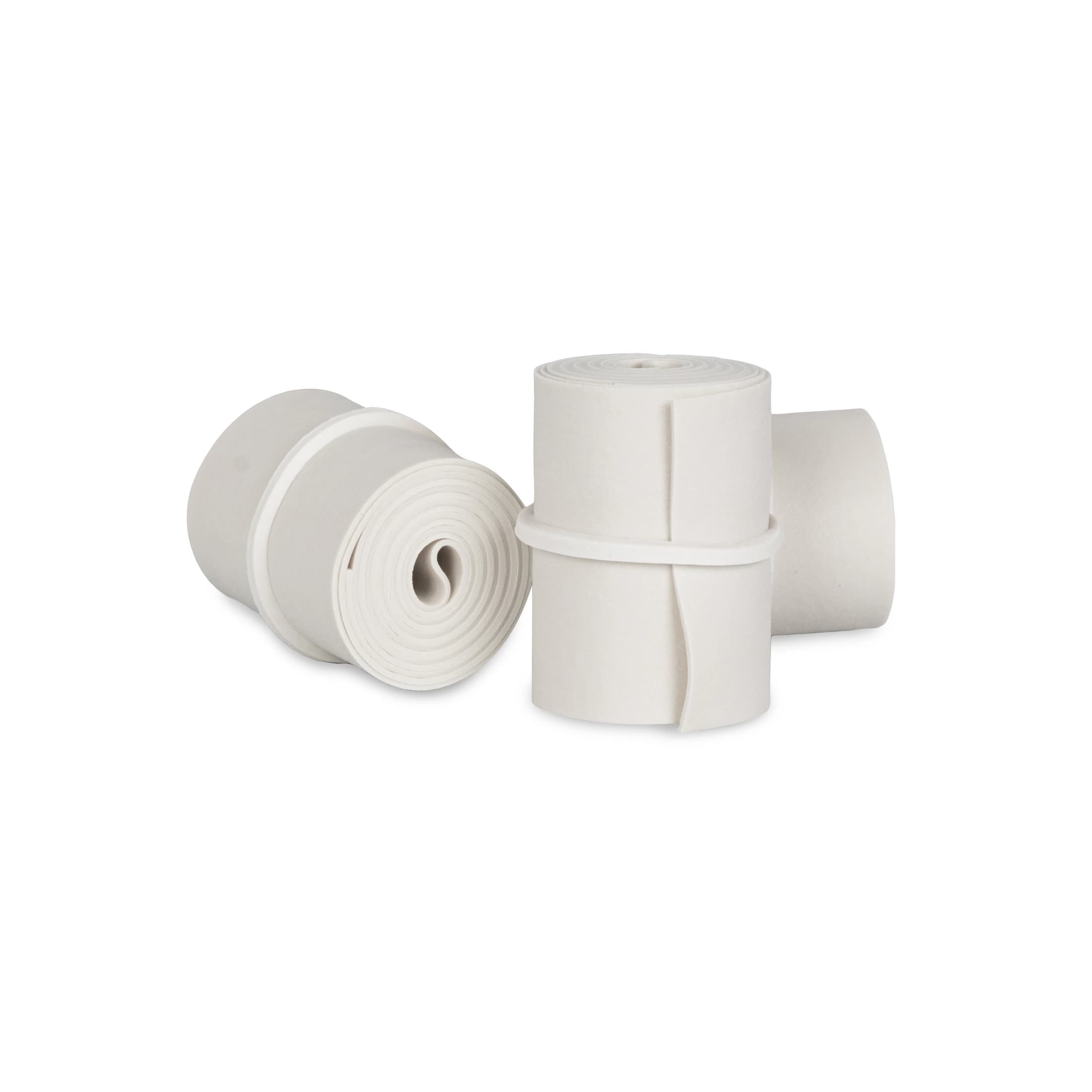 Dukal Tourniquet, White, Rolled/Banded, 18" x 1", Latex-Free, Disposable, 250/Bag - Dukal Tourniquet White Roll Ba - Image 1