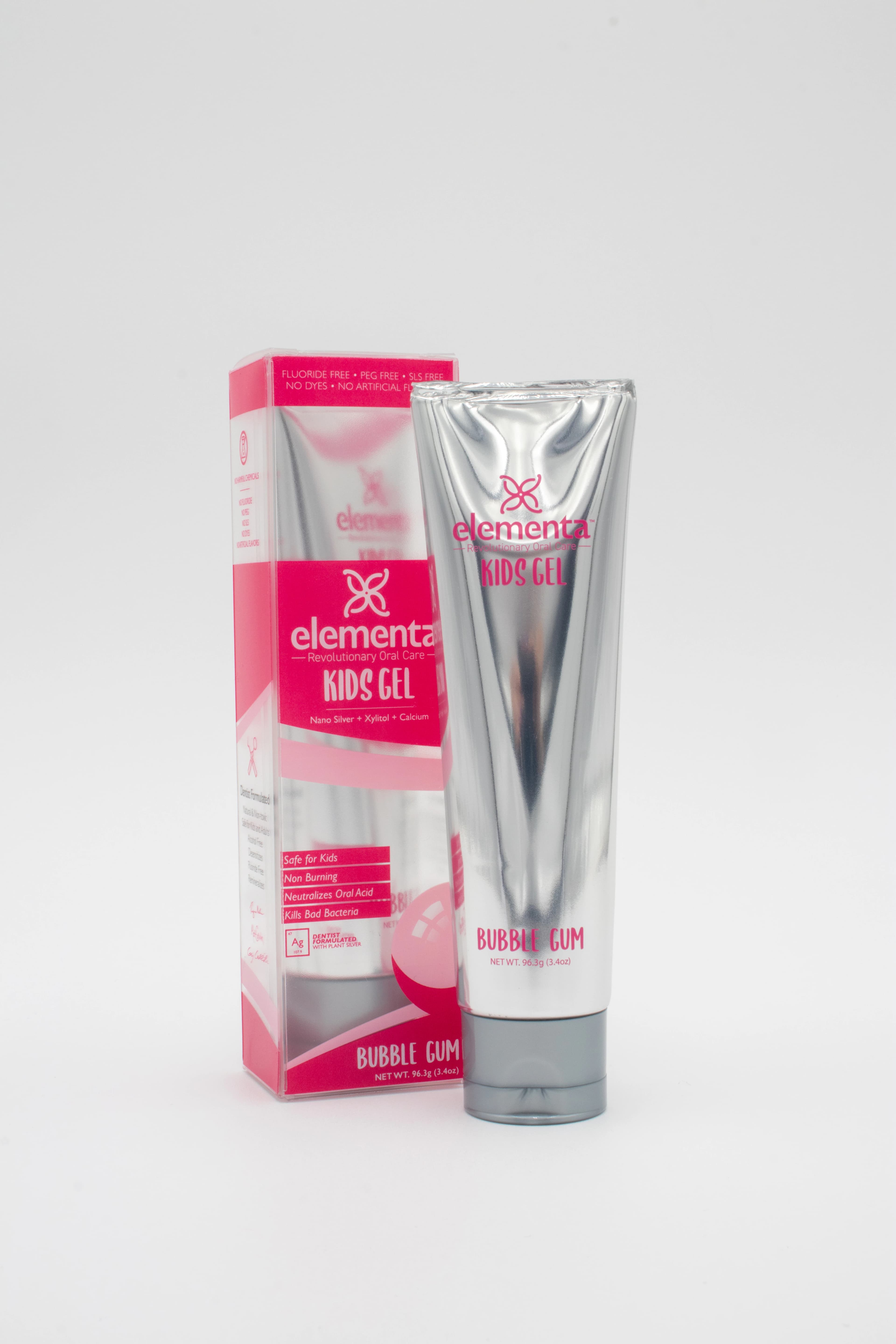 Elementa Silver Bubble Gum Toothpaste, 3.4 oz, 32/Case - Elementa Silver Bubble Gum - Image 1