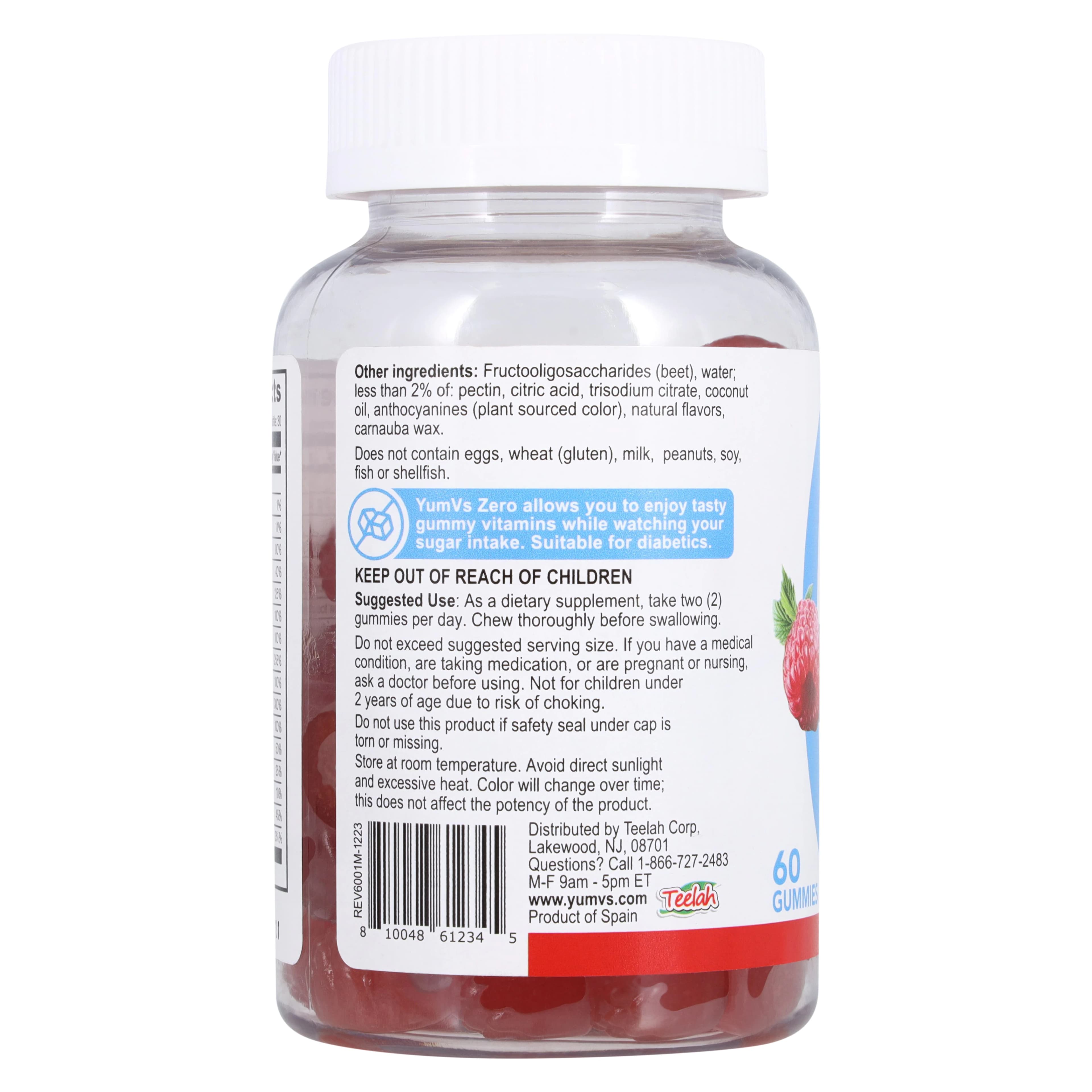 SugarFr Multivitamin/Mineral Gummy, 60 Gummies per Bottle thumbnail 3
