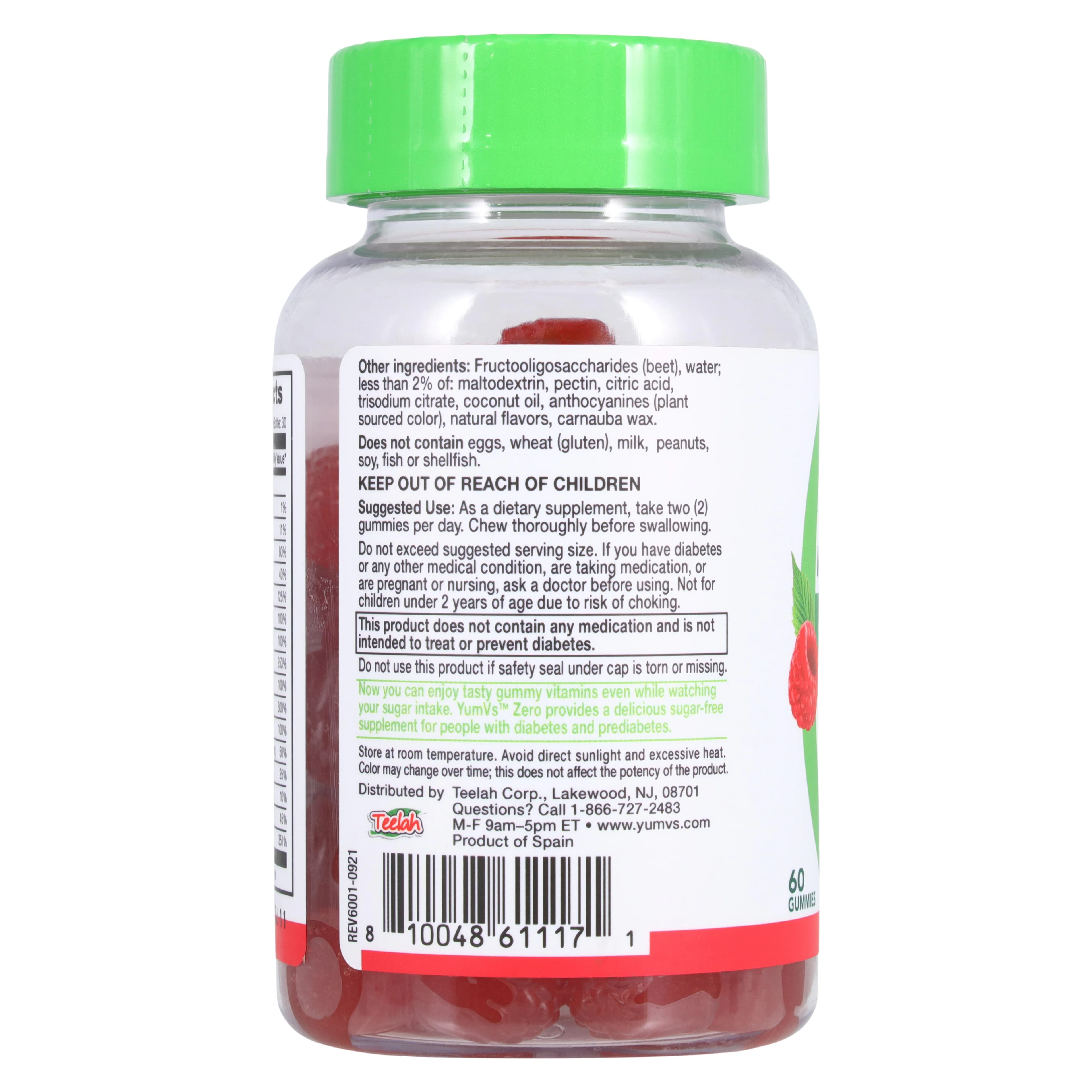 Geri-Care Diabet Multivit Sugar Free Gummy, 60 Count Bottle thumbnail 3