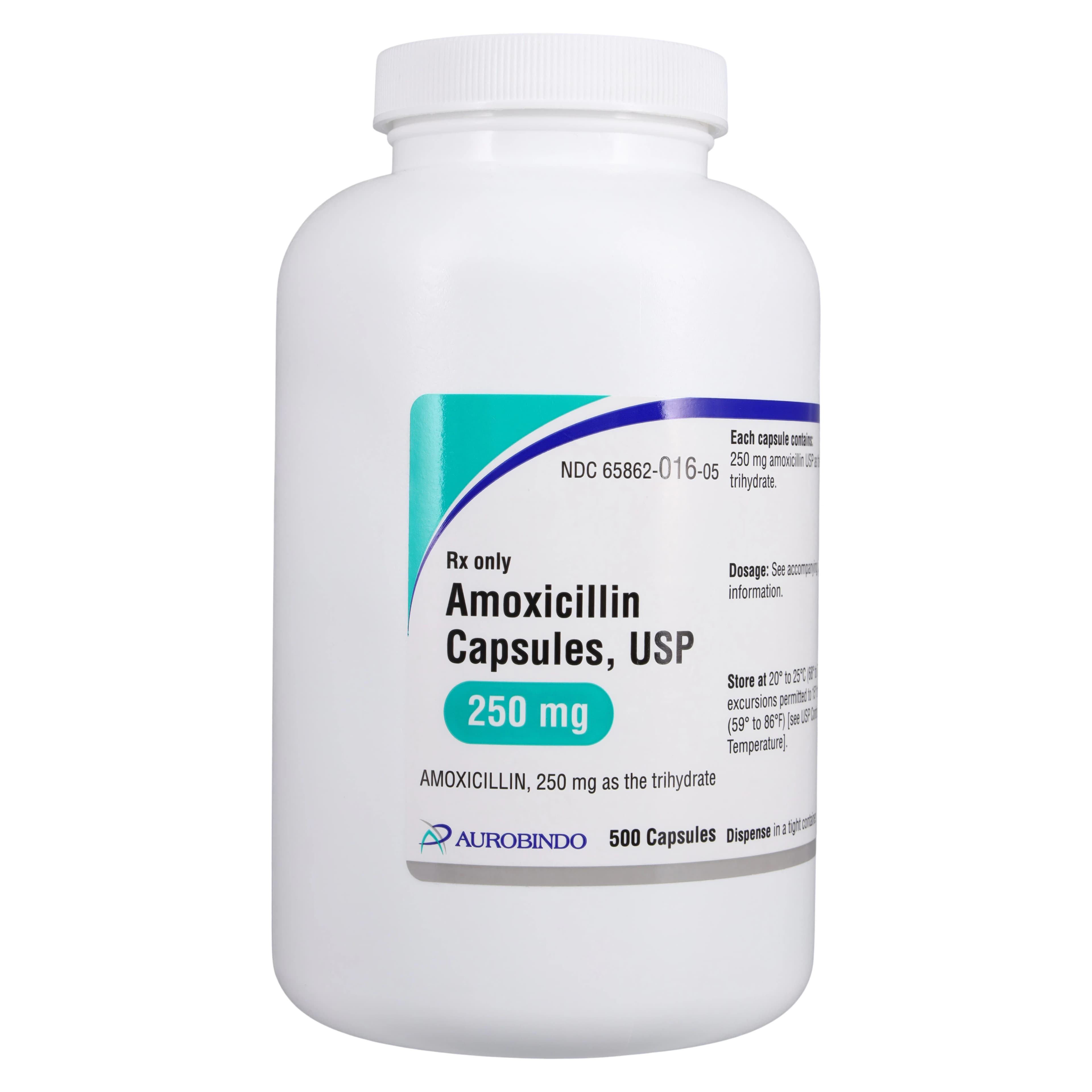 Amoxicillin Capsules, 250mg, 500/Bottle - Amoxicillin Capsules - Image 1