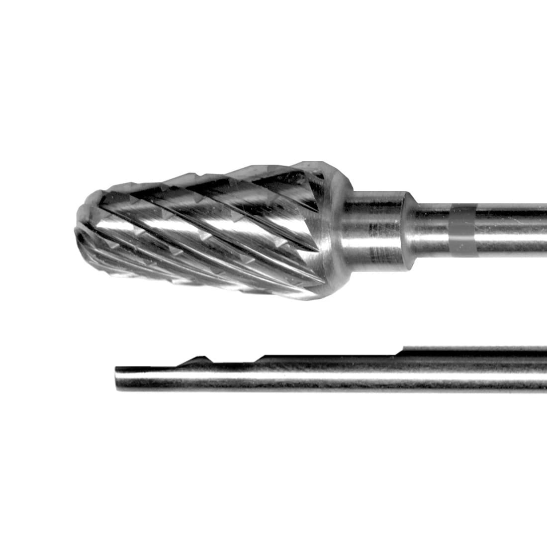 Ace Surgical Bur Pear, 50mm, 6HD, 12CL HP, Non-Sterile, Each, 01KEZKNVYC40XJ2X5C5VA69280 - Bur Pear 50mm 6HD 12CL HP - Image 1