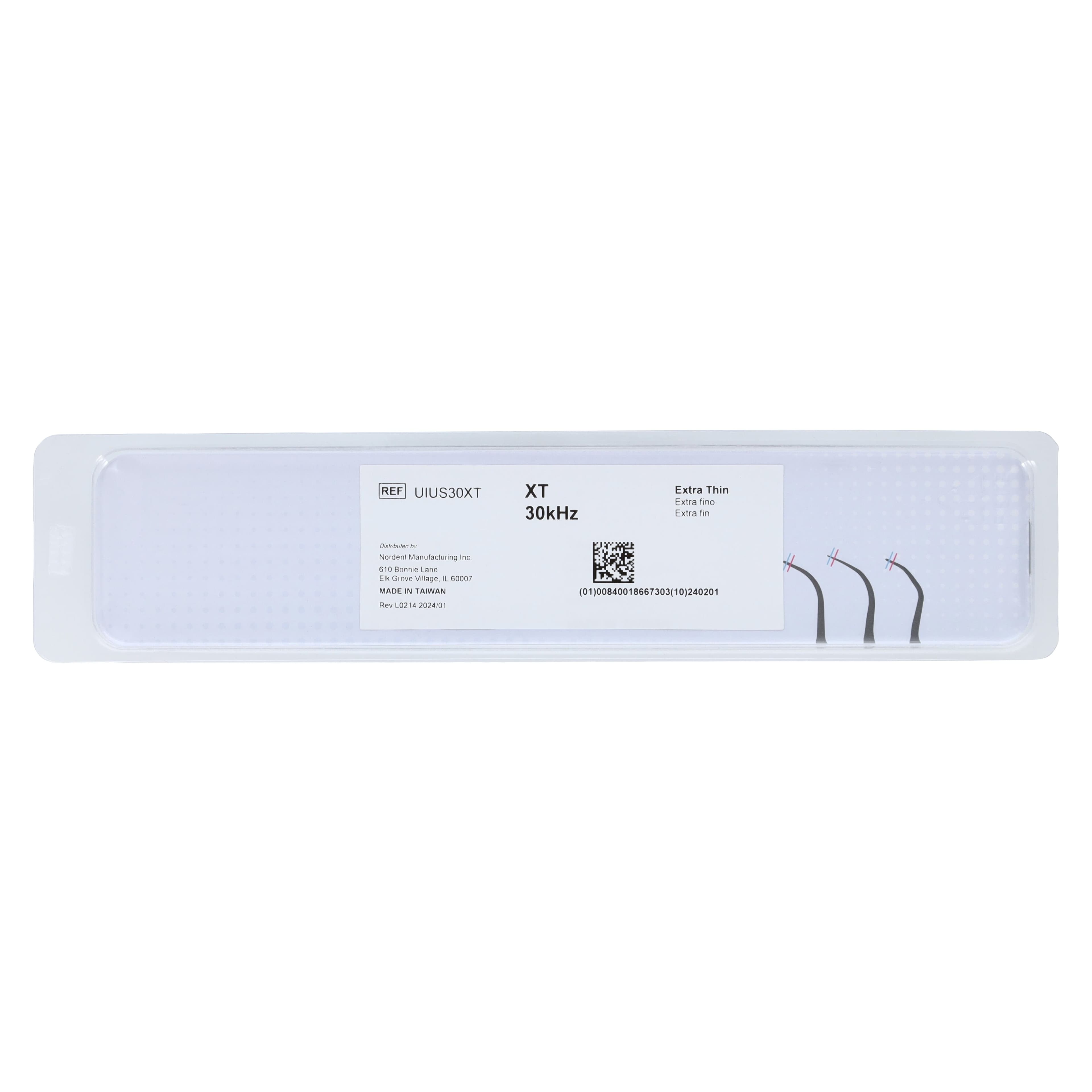 LuxPoint™ Ultrasonic Insert #10 Universal X-Slim, 30kHz, Blue, Magnetostrictive, 1/Each thumbnail 2