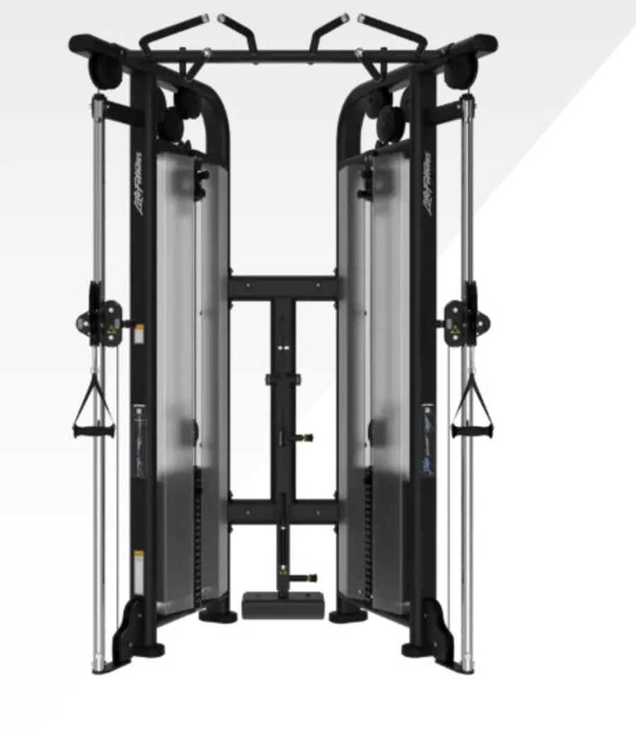 Life Fitness Axiom Series Adjustable Dual Pulley, Black/Silver - Pulley Adj Dual Black/Silver - Image 1