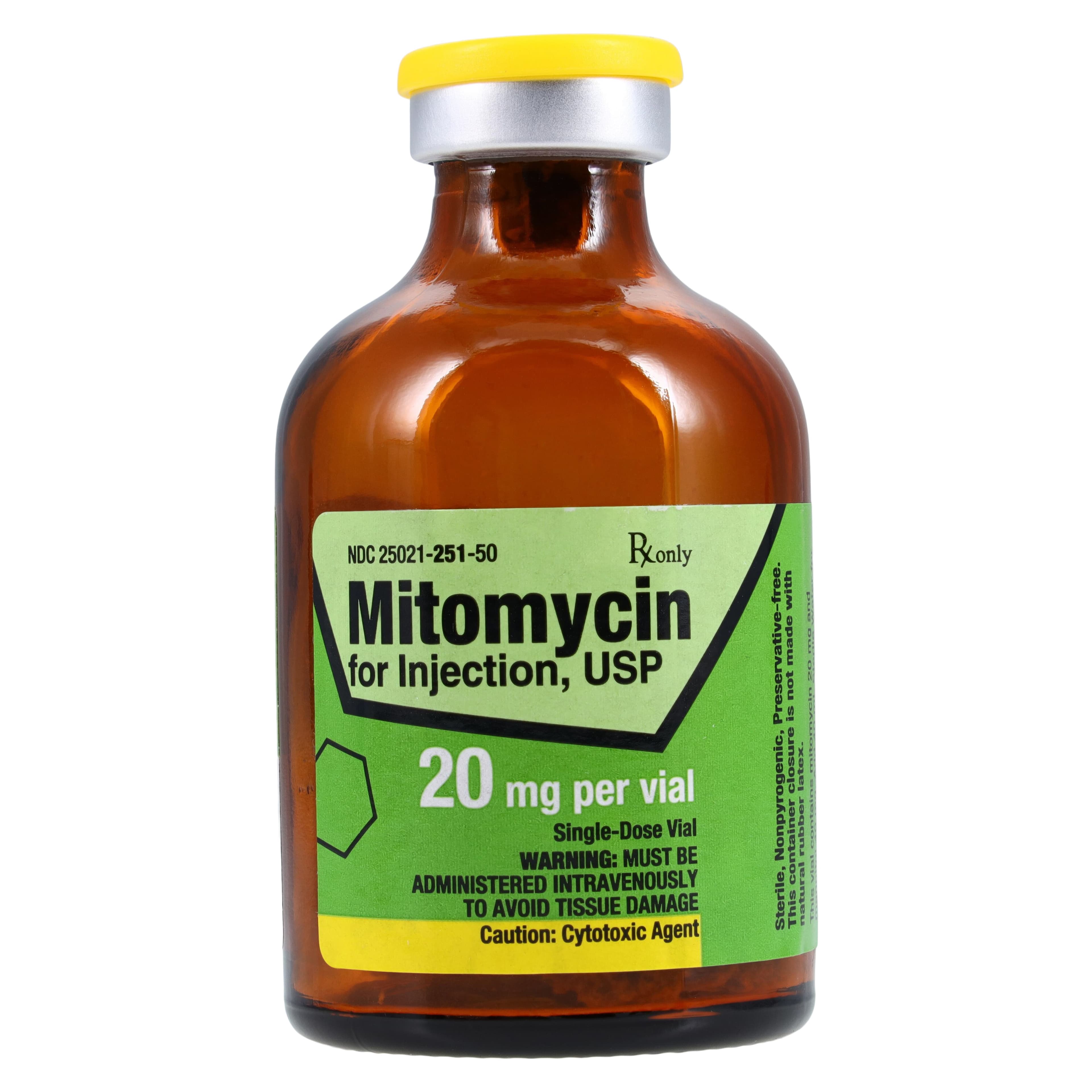 Mitomycin Injection 20 mg/vial, Lyophilized Powder for Solution, Single-Dose Vial, 40 mL thumbnail 2