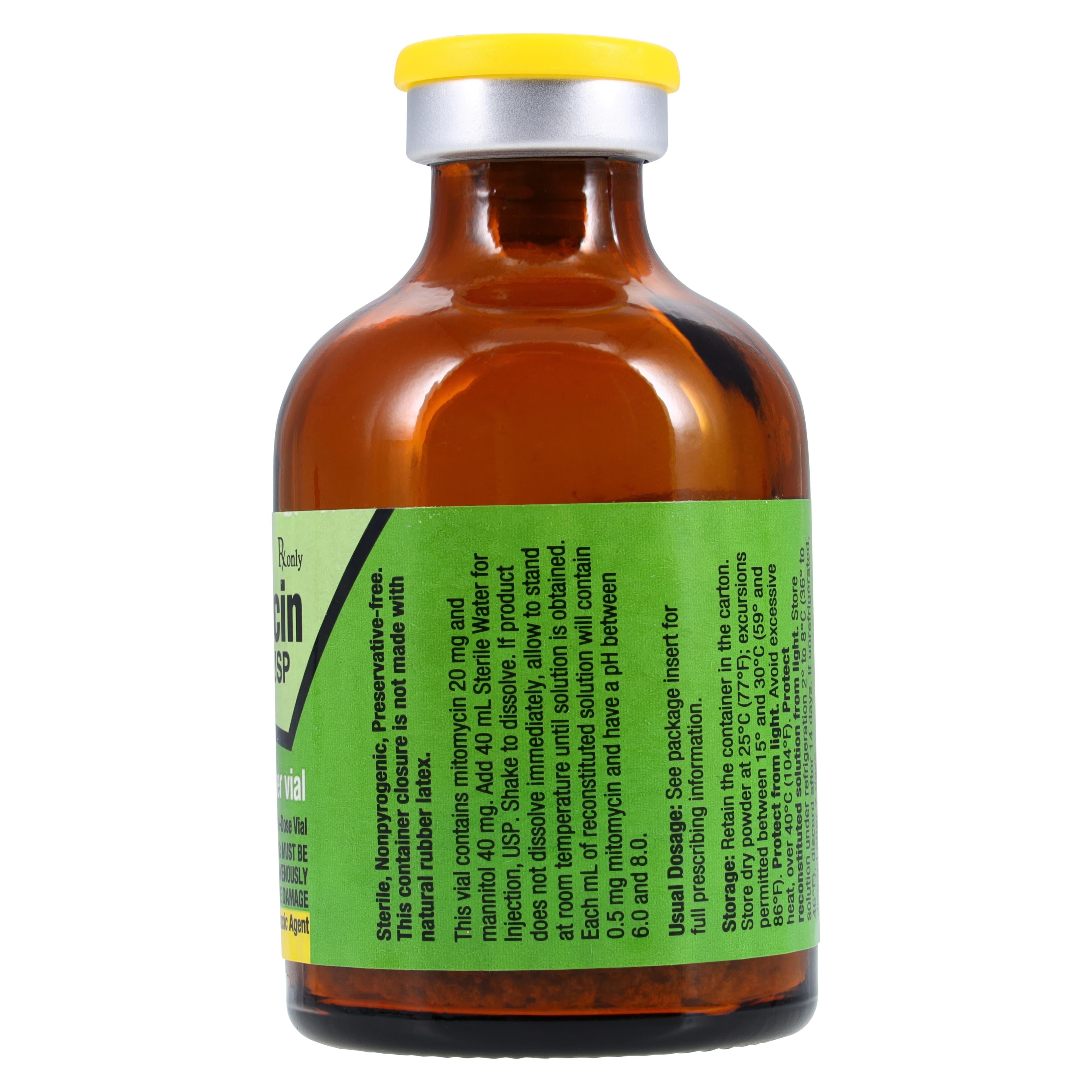 Mitomycin Injection 20 mg/vial, Lyophilized Powder for Solution, Single-Dose Vial, 40 mL thumbnail 3