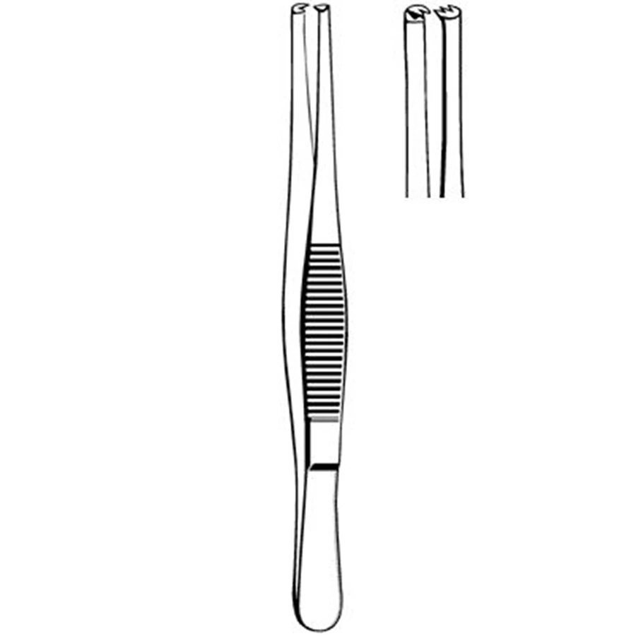 Sklar Instruments Tissue Forceps, 2x3 Teeth, 5-1/2" - Forceps Tissue 2x3 Teeth - Image 1