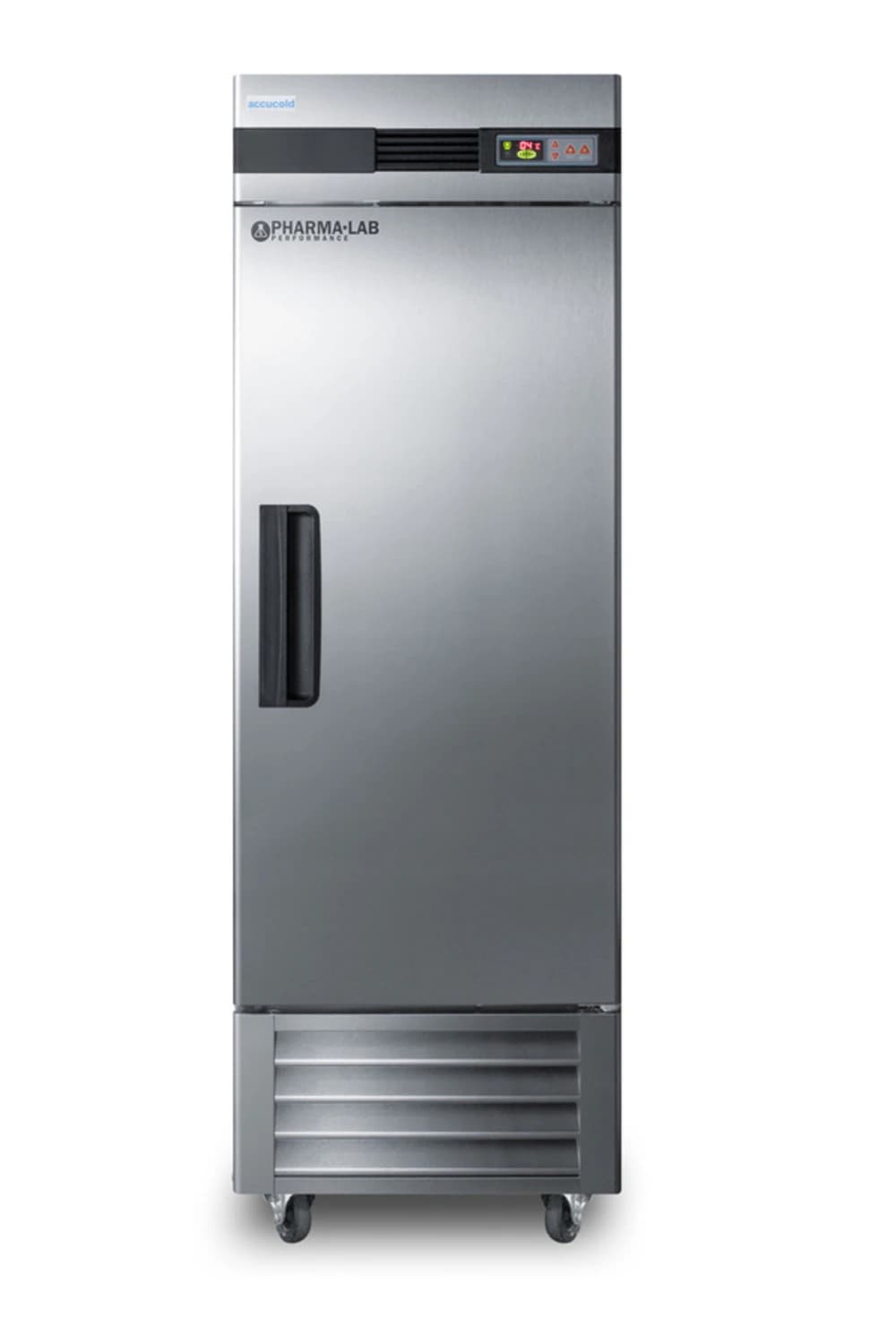 Accucold Performance Series Pharmaceutical Refrigerator, Upright Solid Door, 23 Cu Ft, +2°C to +10°C, Right Hinge, Auto Defrost - Fridge Pharma Upright Solid - Image 1