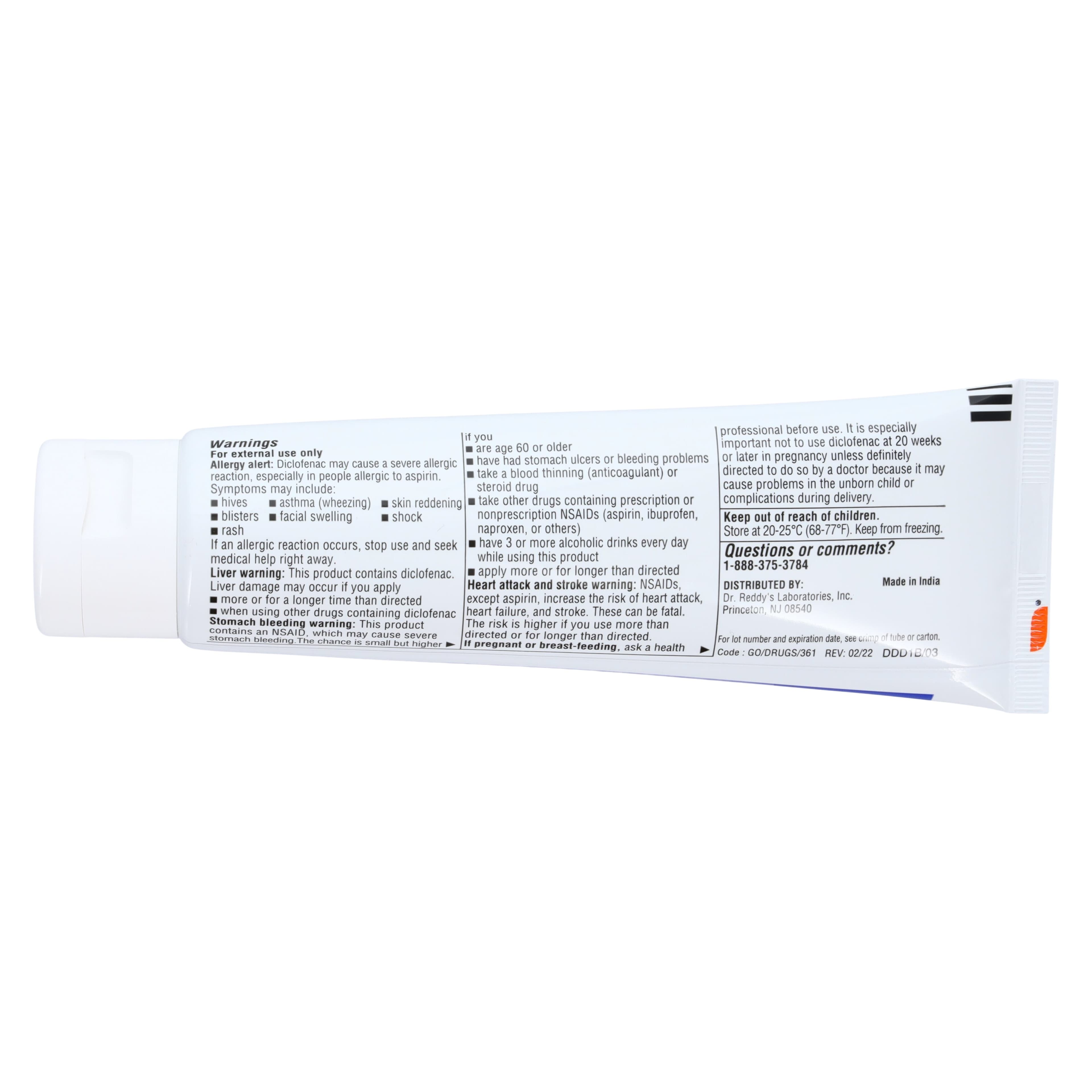 Diclofenac Sodium Topical Gel 1%, 100g Tube, OTC thumbnail 4