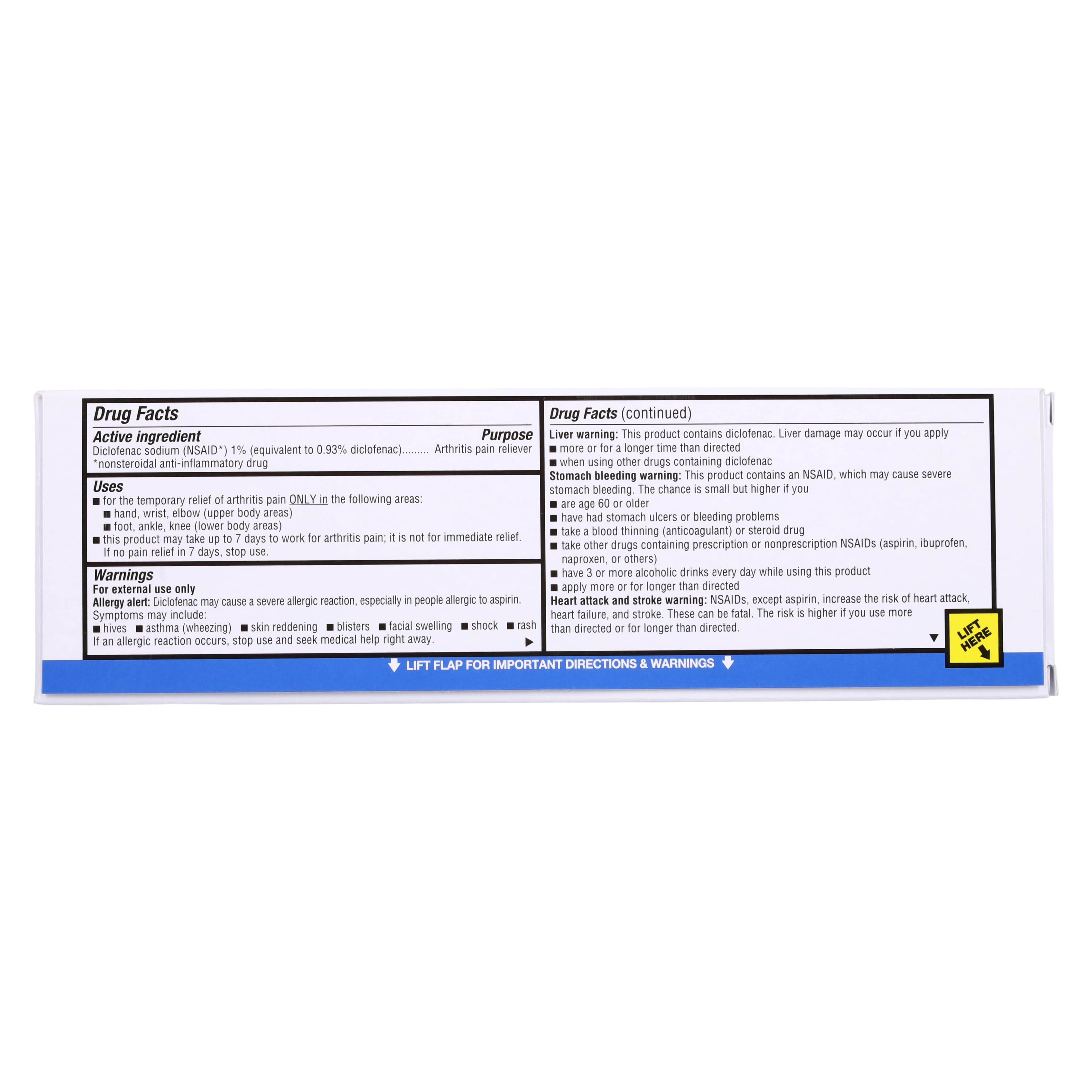 Diclofenac Sodium Topical Gel 1%, 100g Tube, OTC thumbnail 5