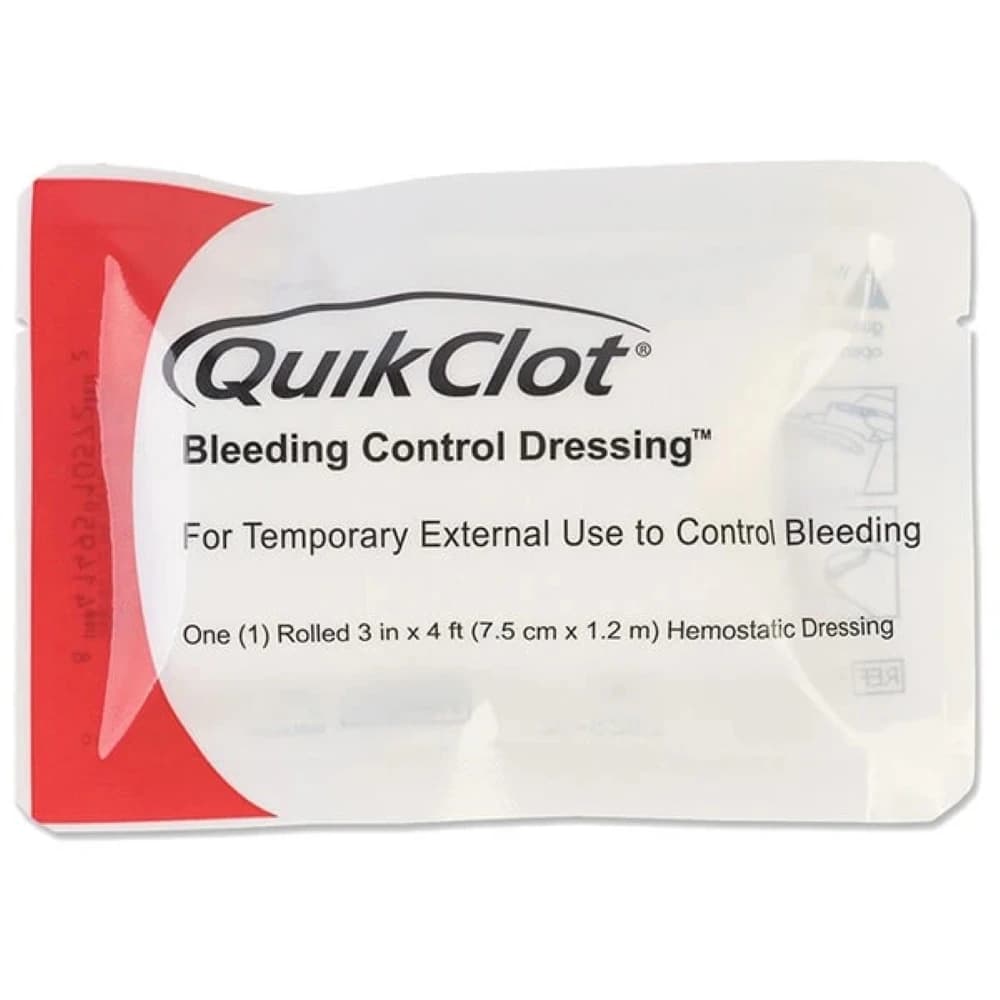 QuikClot Individual Bleeding Control Gauze Dressing - QuikClot Bleed Control Dressng - Image 1
