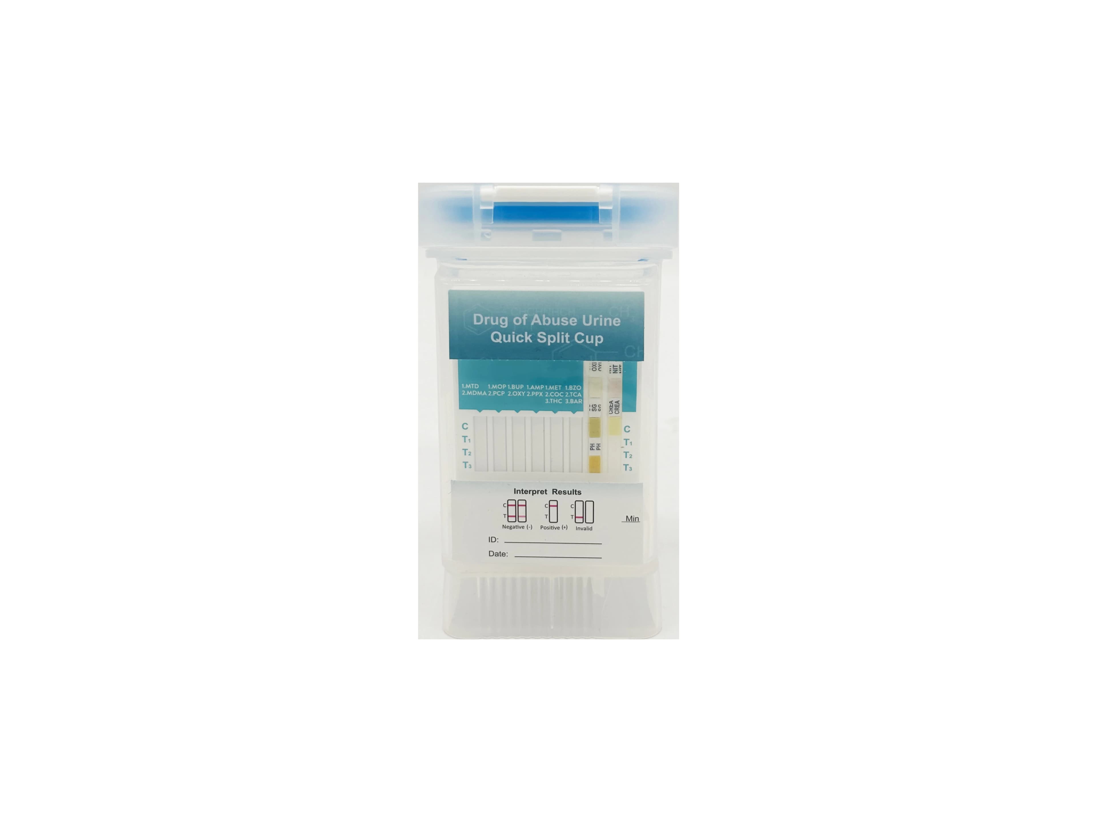 Quick Split 15 Panel Drug of Abuse Urine Screen Cup, CLIA Waived, 25/Box - Quick Split 15 Panel Drug Cup - Image 1