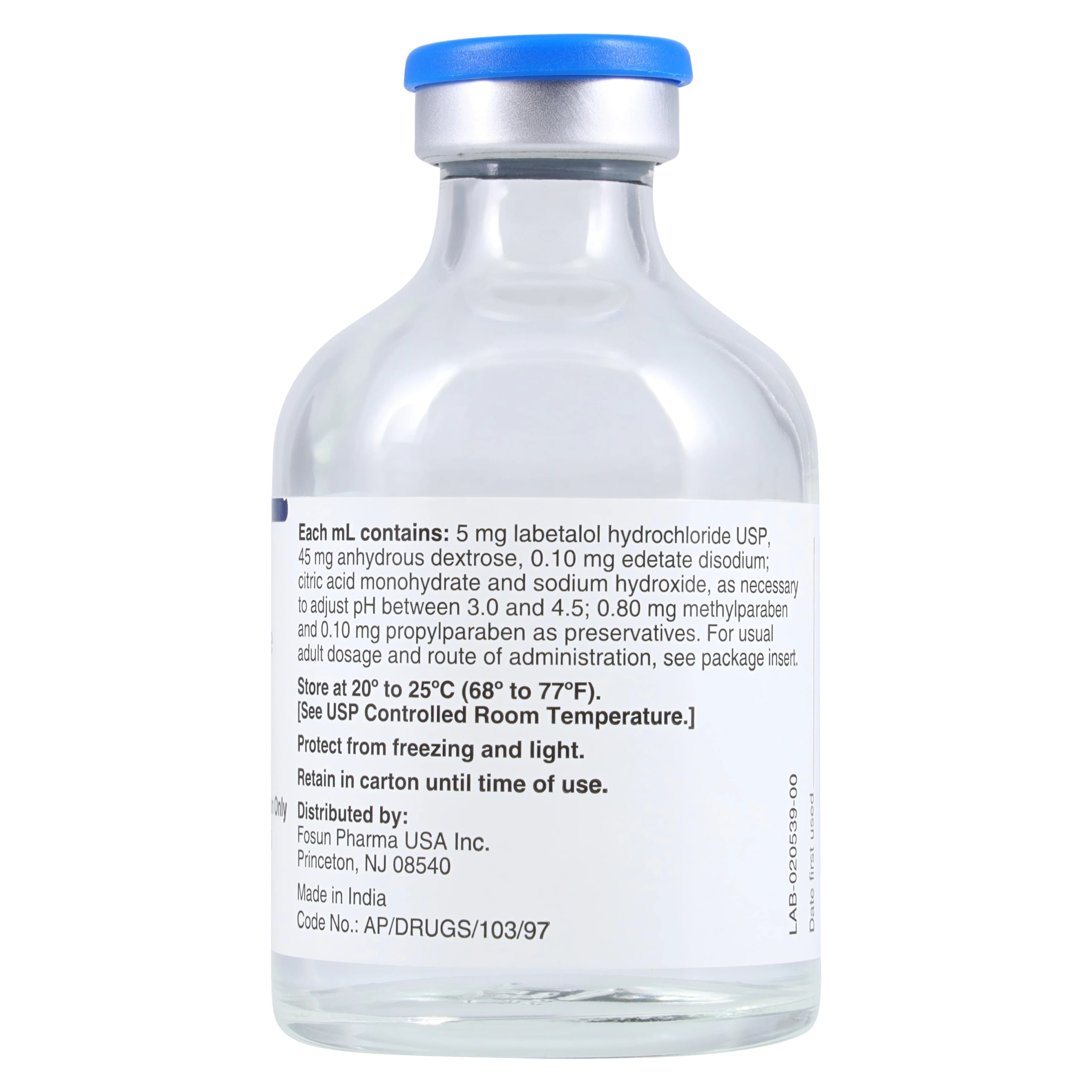 Labetalol HCl Injection, 5mg/mL, MDV, 40mL thumbnail 3