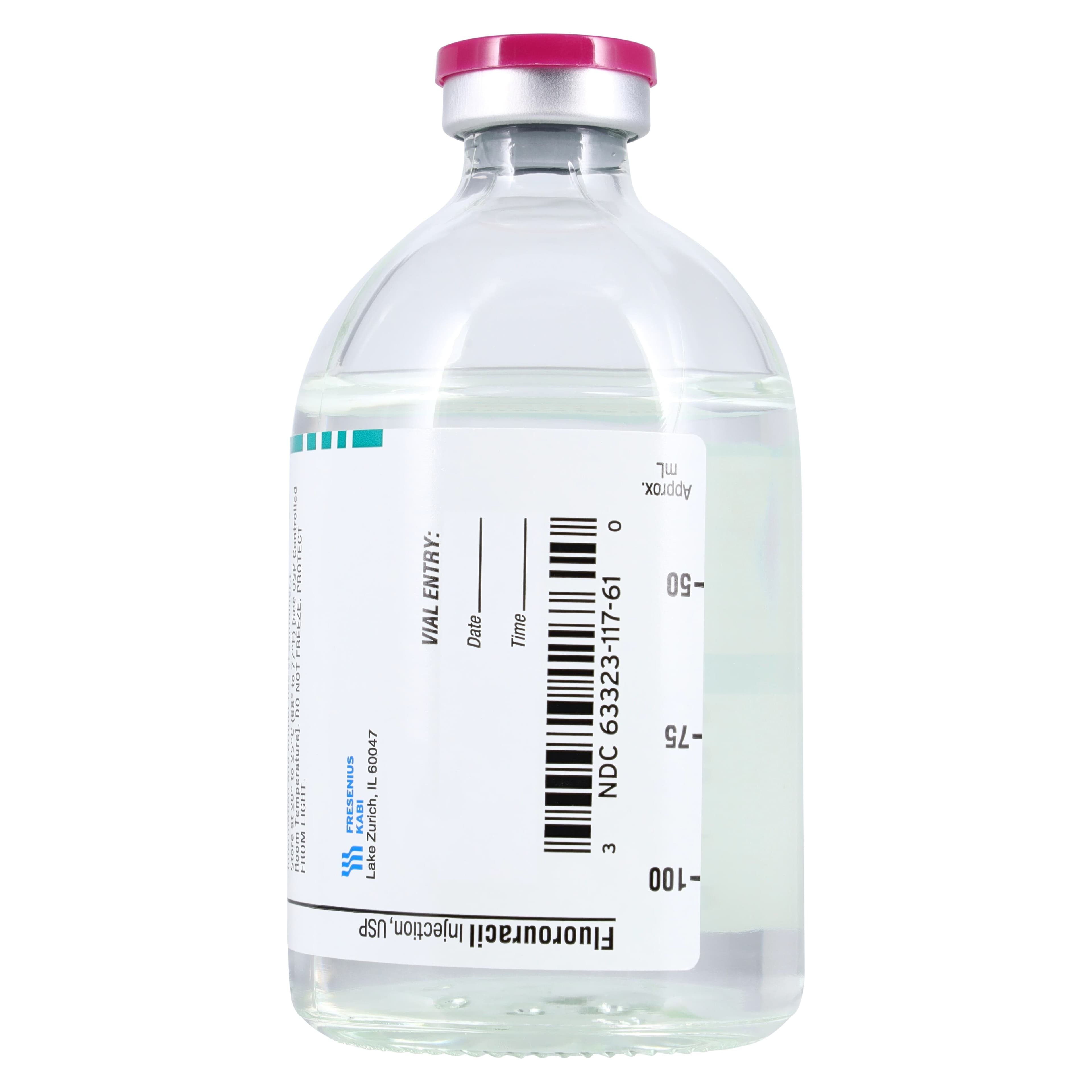 Fluorouracil Injection 50 mg/mL, Pharmacy Bulk Pack, 100 mL, Fresenius Kabi thumbnail 4
