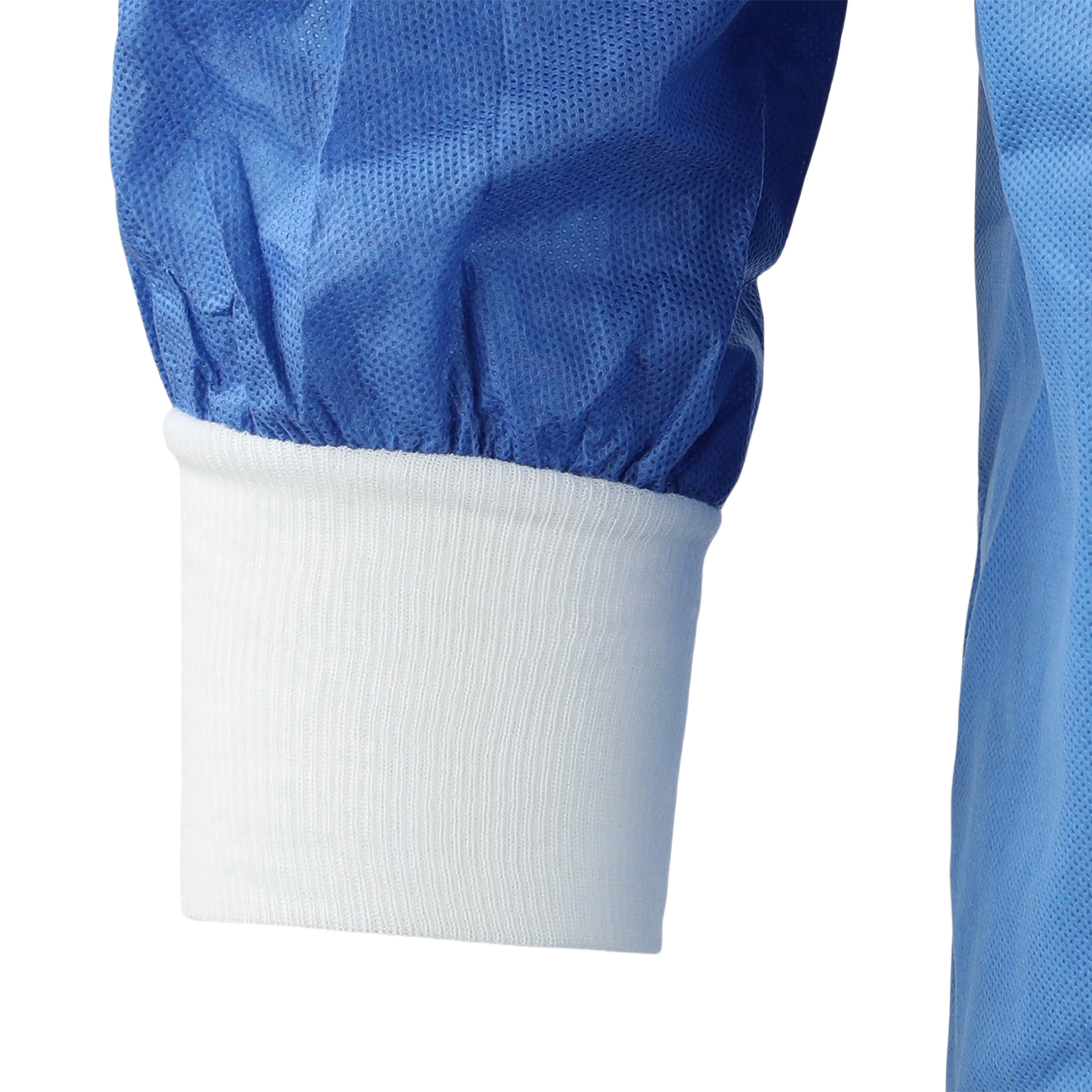 Cardinal Health Surgical Gown, AAMI Level 3, SMS, Sterile, 2X-Large/X-Long, Royal Blue, Side Ties, 16/Case thumbnail 4