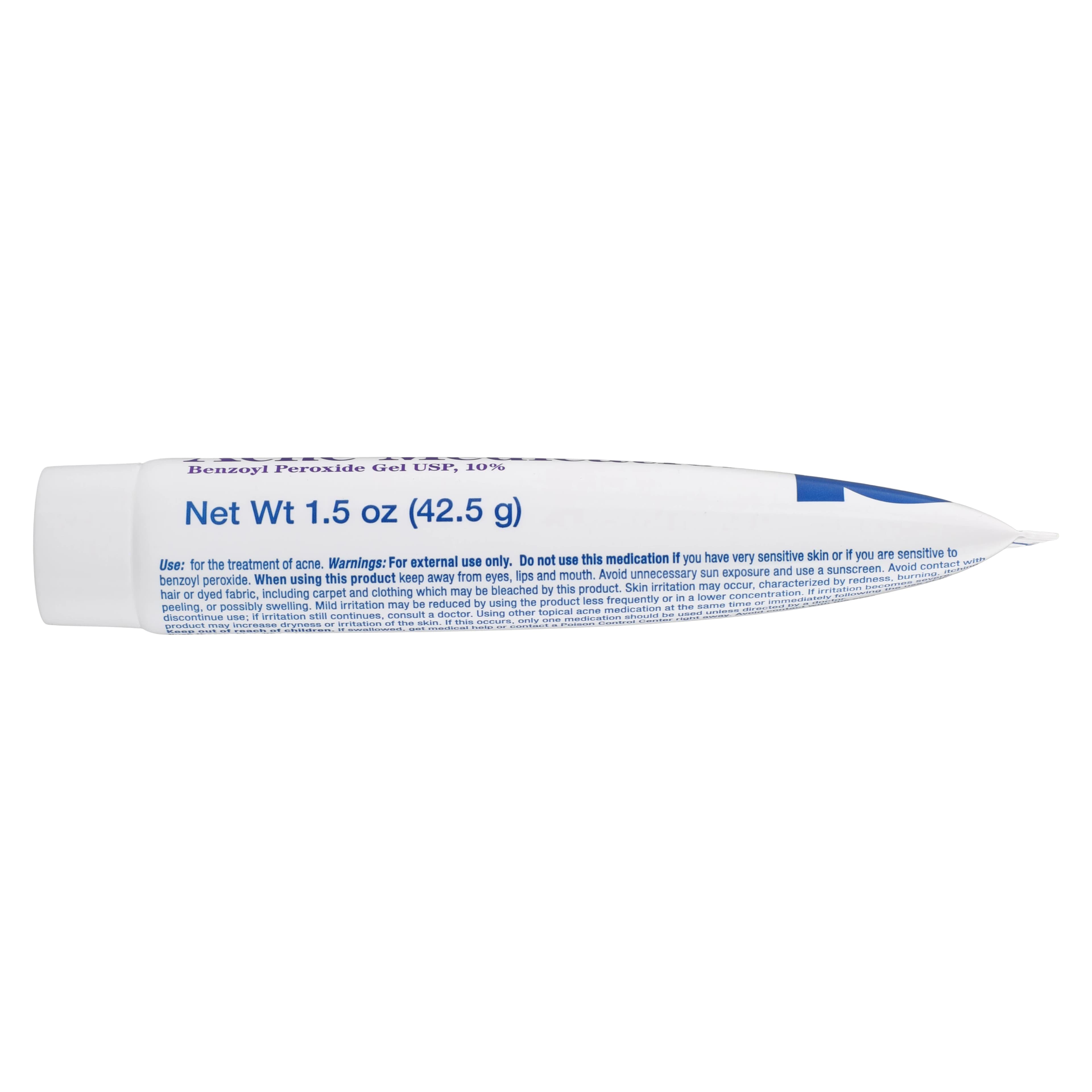 Benzoyl Peroxide Gel 10%, 1.5 oz Tube thumbnail 3