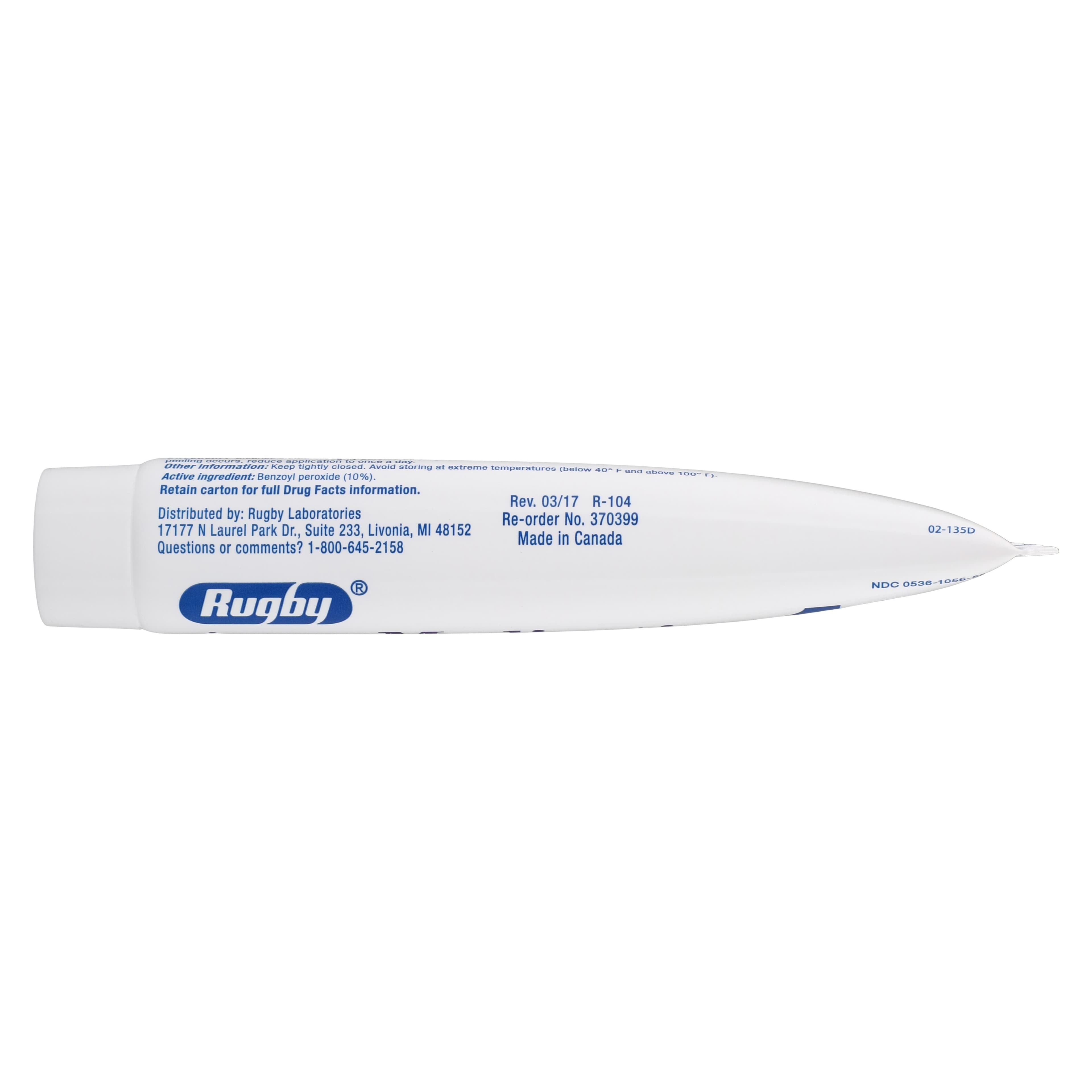 Benzoyl Peroxide Gel 10%, 1.5 oz Tube thumbnail 5