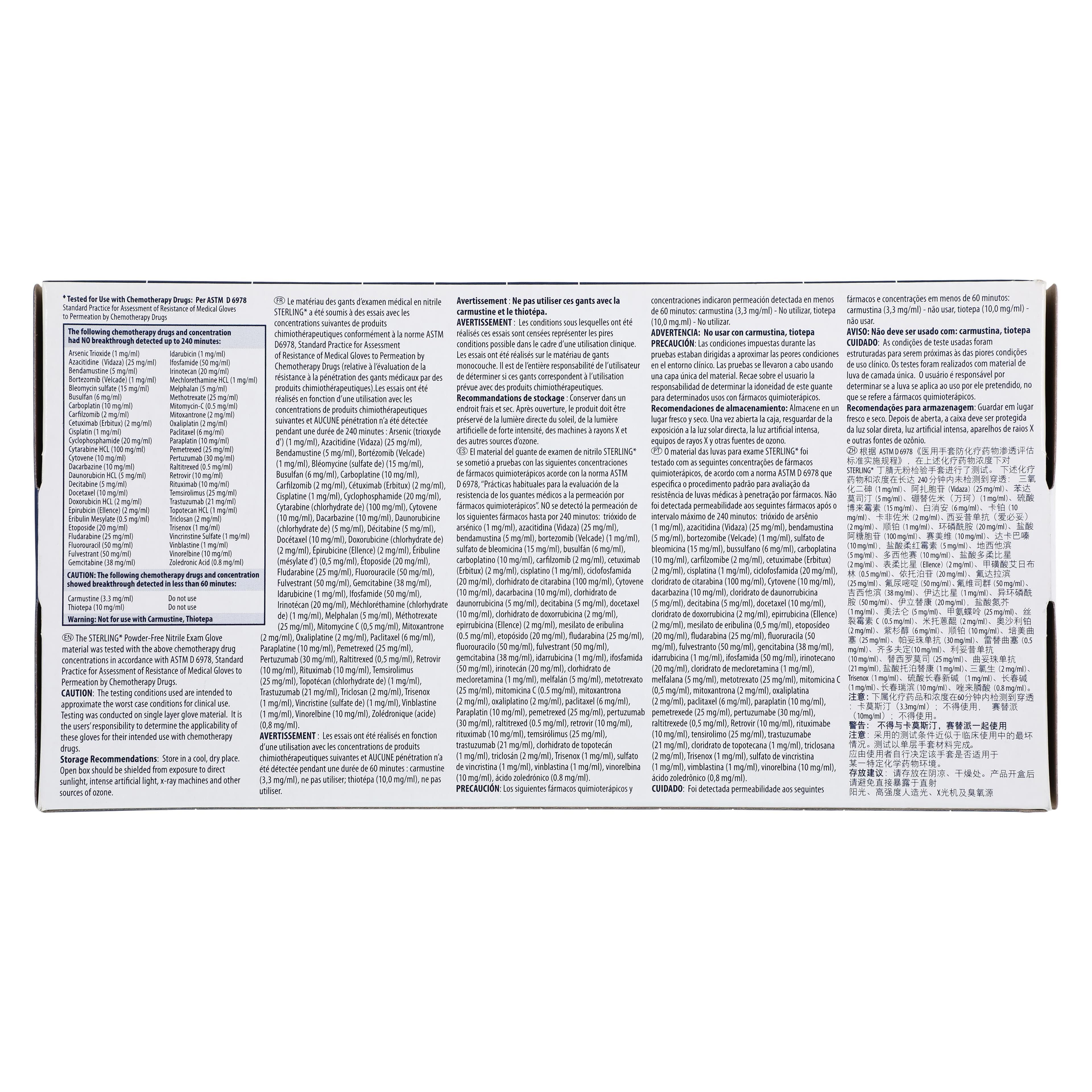 Halyard Sterling Nitrile Exam Gloves, Powder-Free, Non-Sterile, X-Small, White, 200/Box thumbnail 2