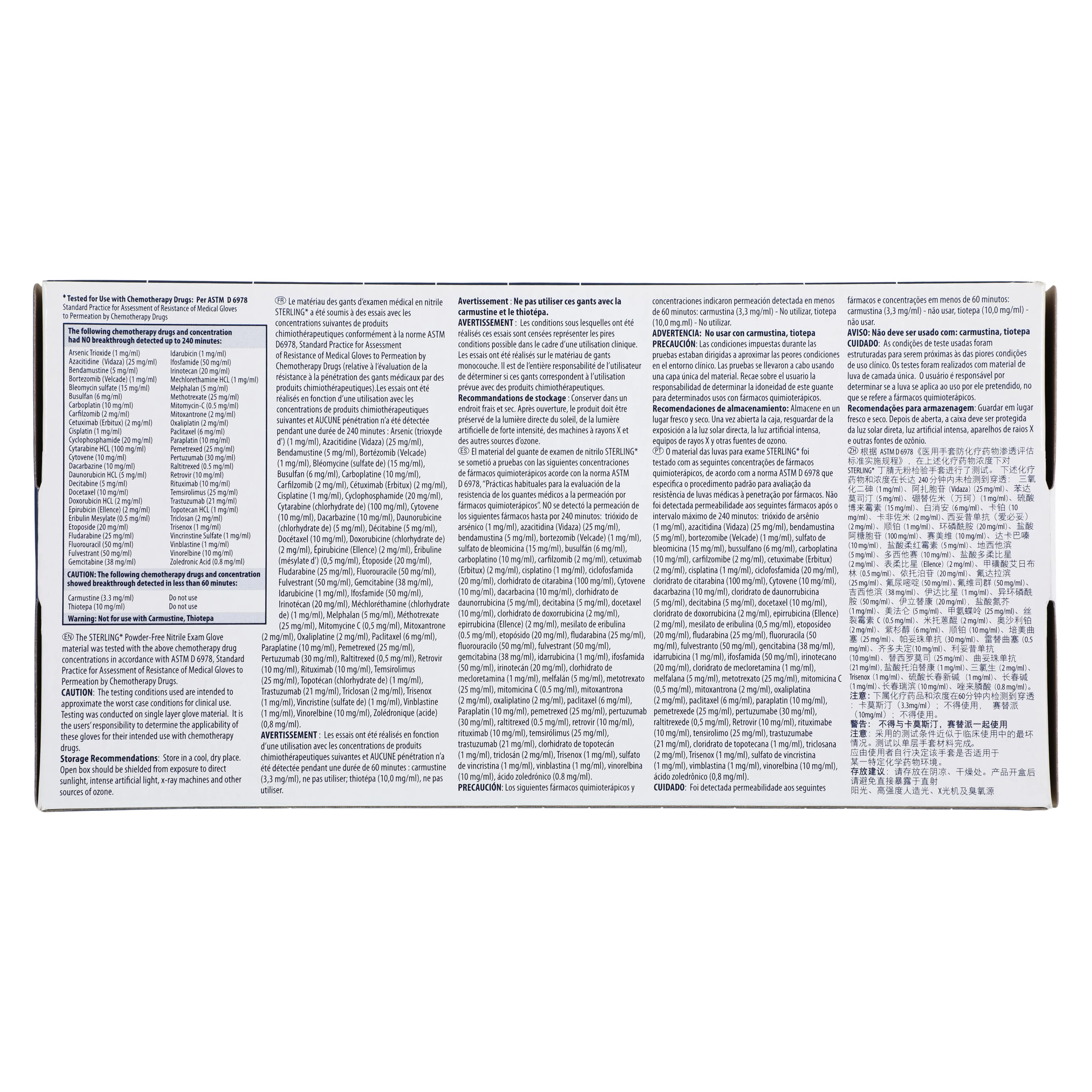 Halyard Sterling Nitrile Exam Gloves, Powder Free, Non-Sterile, X-Large thumbnail 2