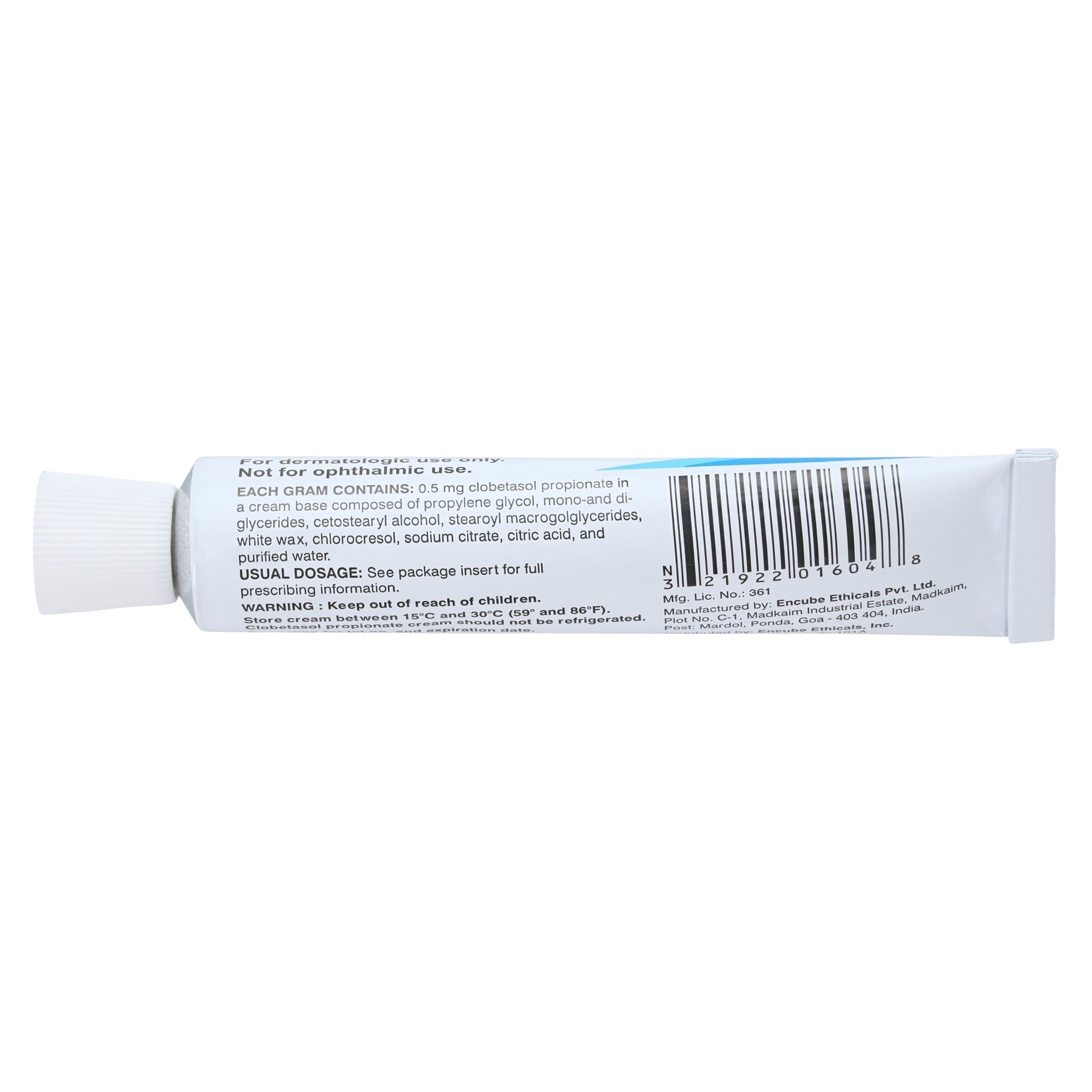 Clobetasol Propionate Cream 0.05%, 15g Tube thumbnail 3