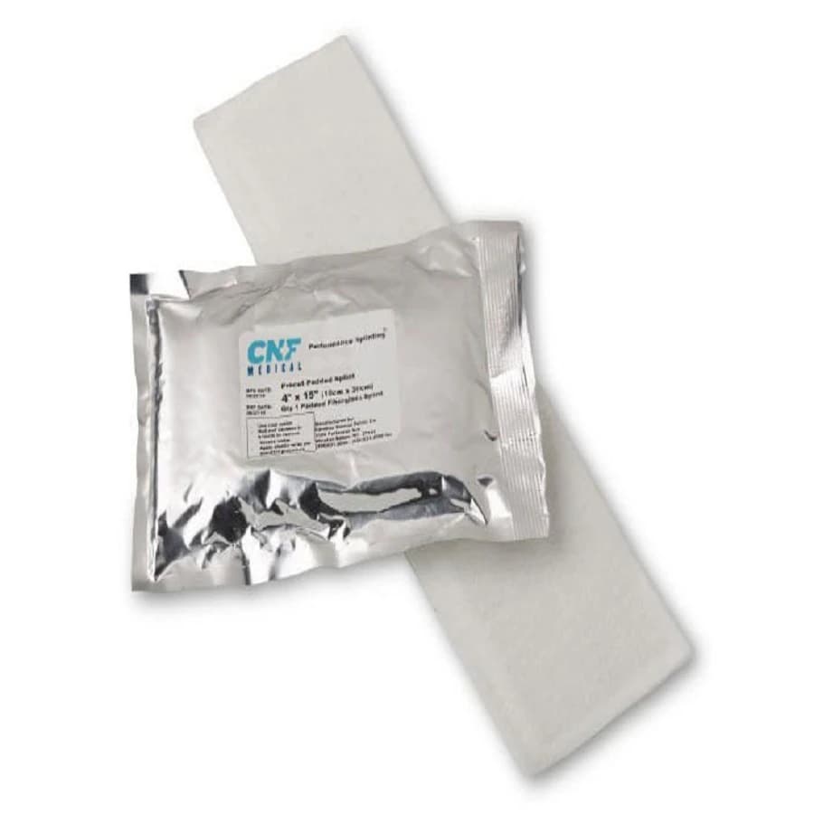Carolina Narrow Fabric Performance Splinting Pre-Cut Fiberglass Splint, White, 2" x 12" - Pre-Cut Fiberglass Splint - Image 1