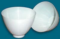 Disposabowl Disposable Mixing Bowl, White, Flexible Plastic, 4.5 in, 50/Box - Disposable Mixing Bowl - Image 1