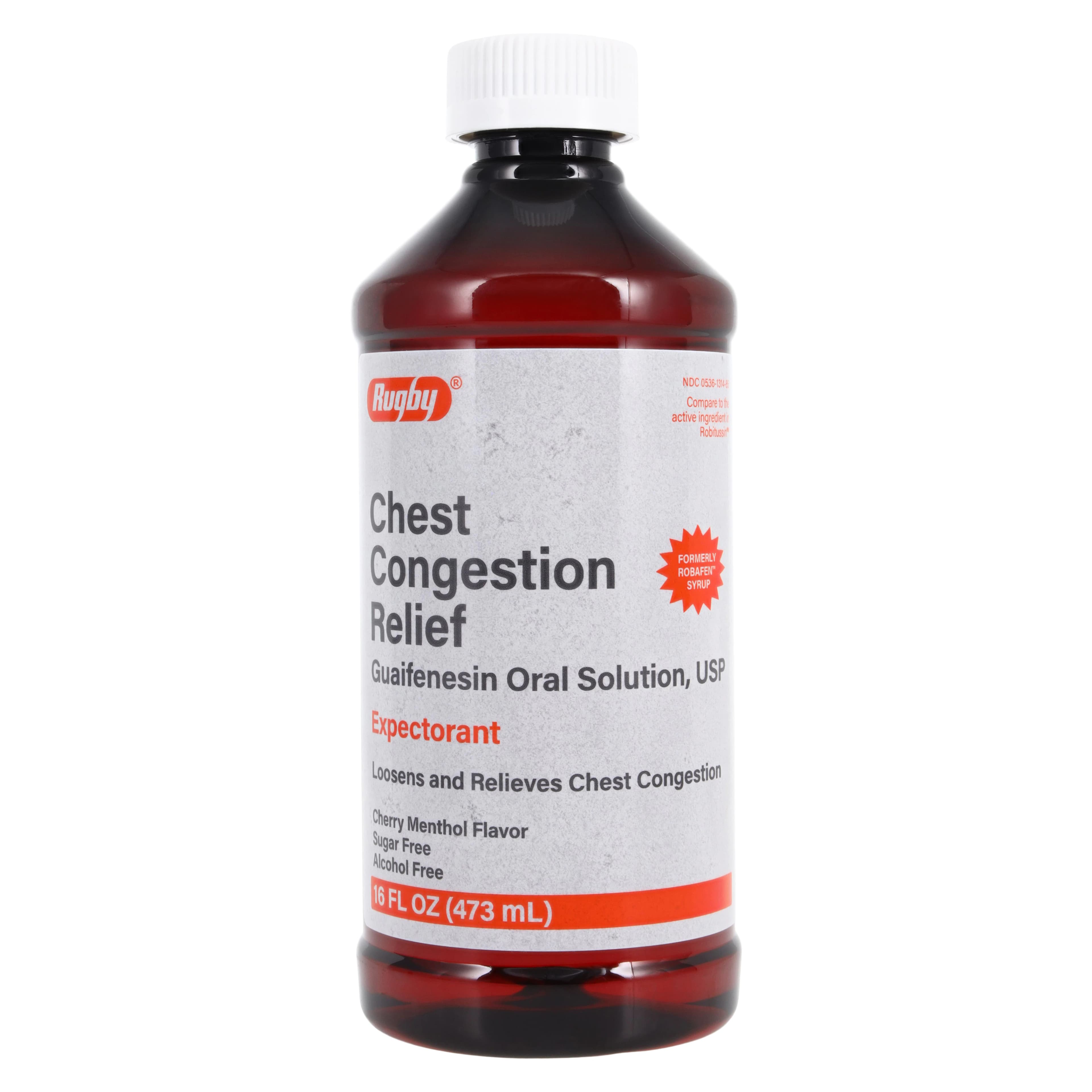 Guaifenesin Oral Syrup 100mg/5mL, 16 oz Bottle - Guaifenesin Oral Syrup - Image 1