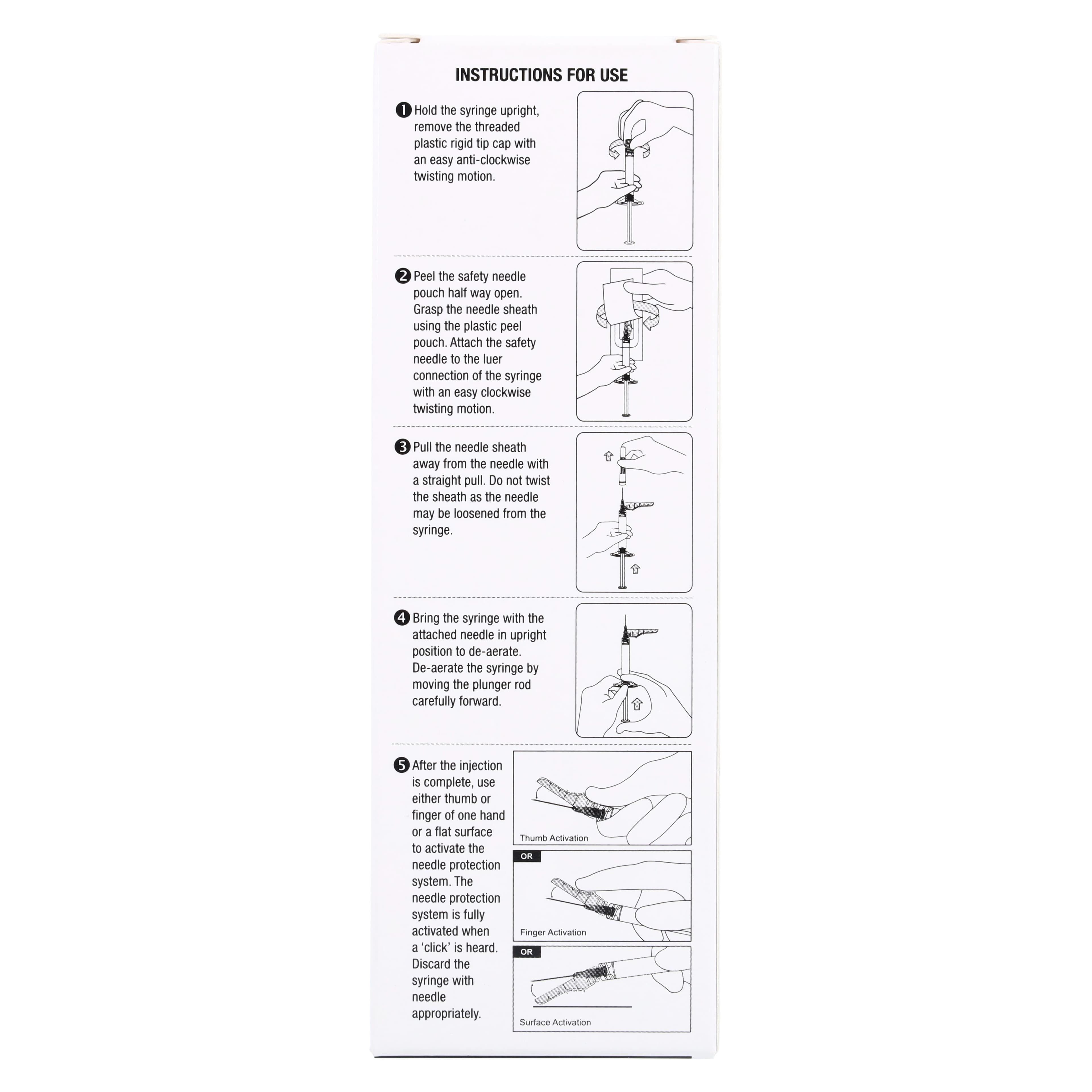 Naloxone HCl Injection 1mg/mL Prefilled Syringe, 21G x 1.5", 2mL, Each thumbnail 6