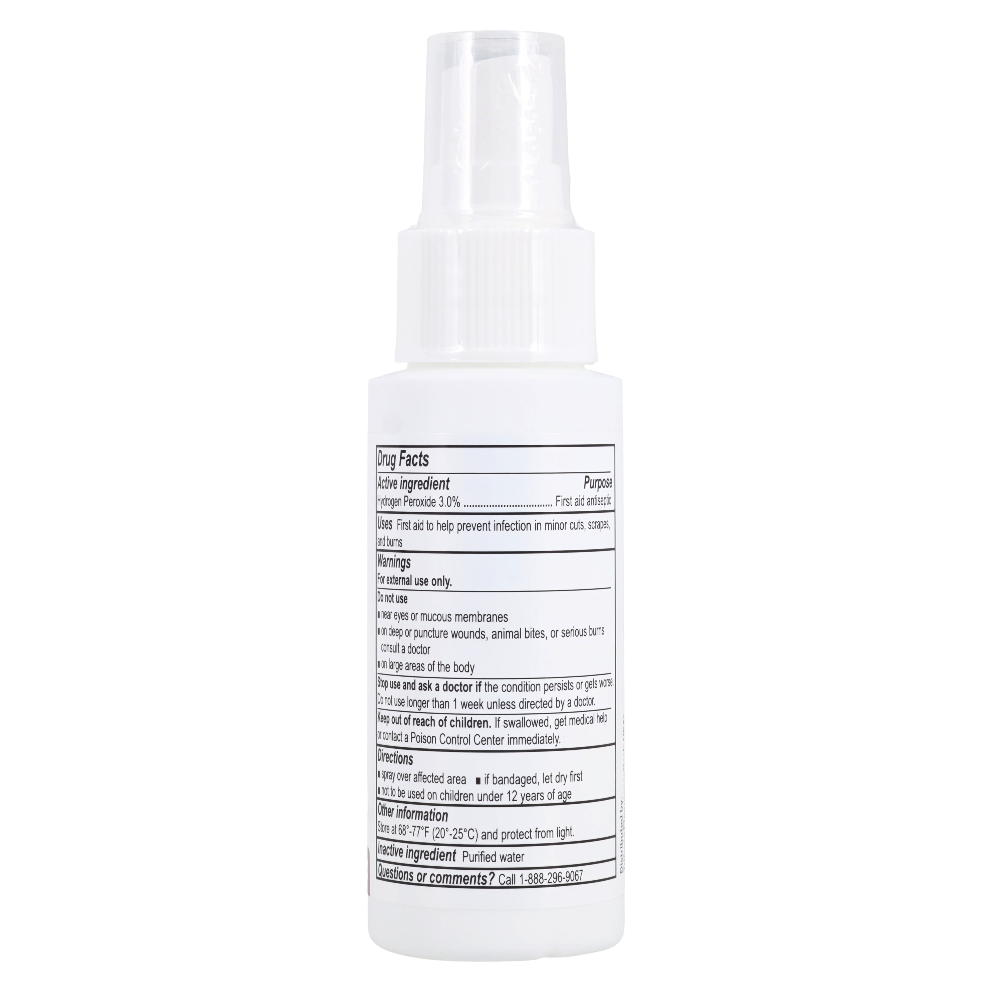 Trifecta Pharmaceuticals Hydrogen Peroxide Pump Spray, 3%, 2 oz Bottle thumbnail 2