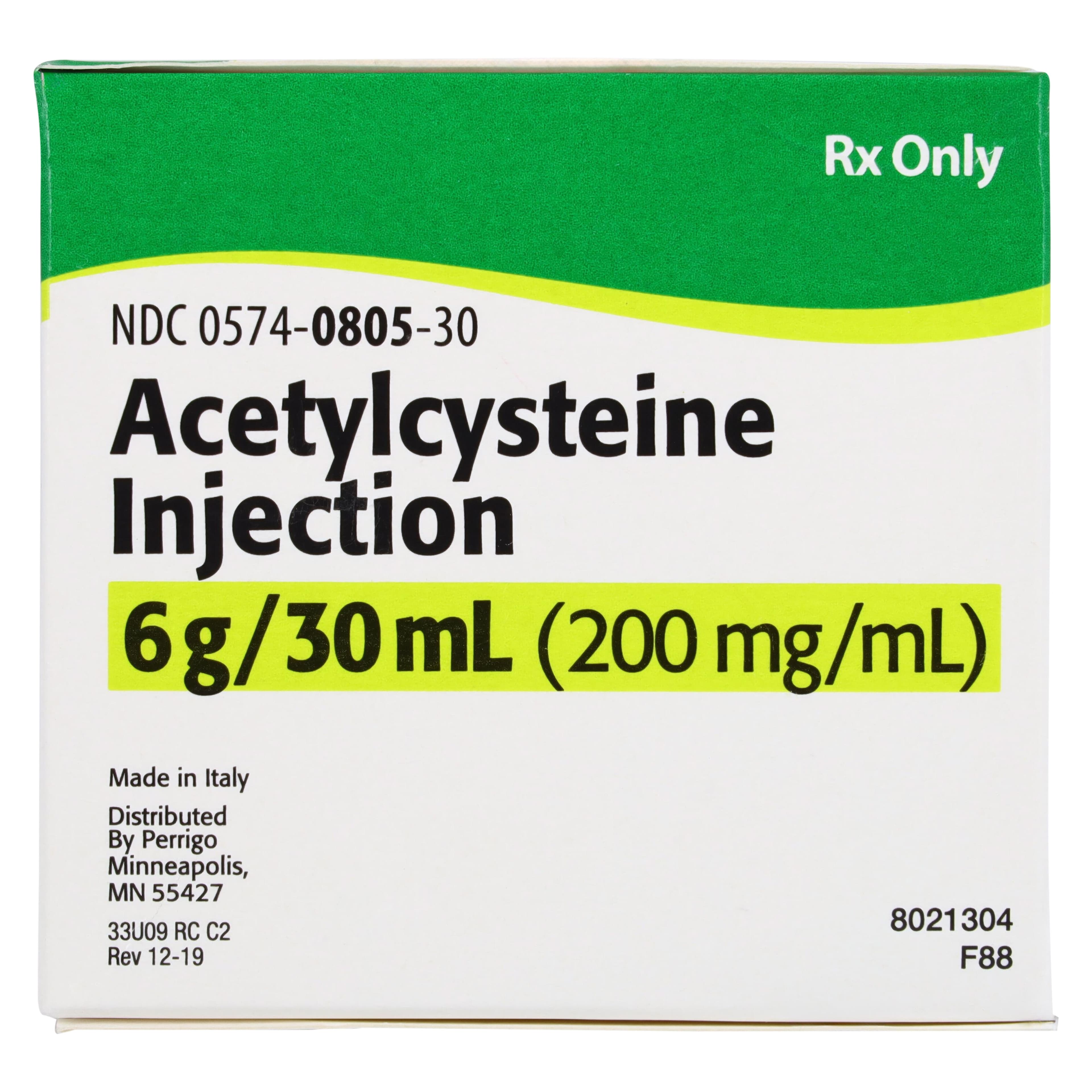 Acetylcysteine Injection 200mg/mL SDV 30mL (4/Package) - Padagis thumbnail 4