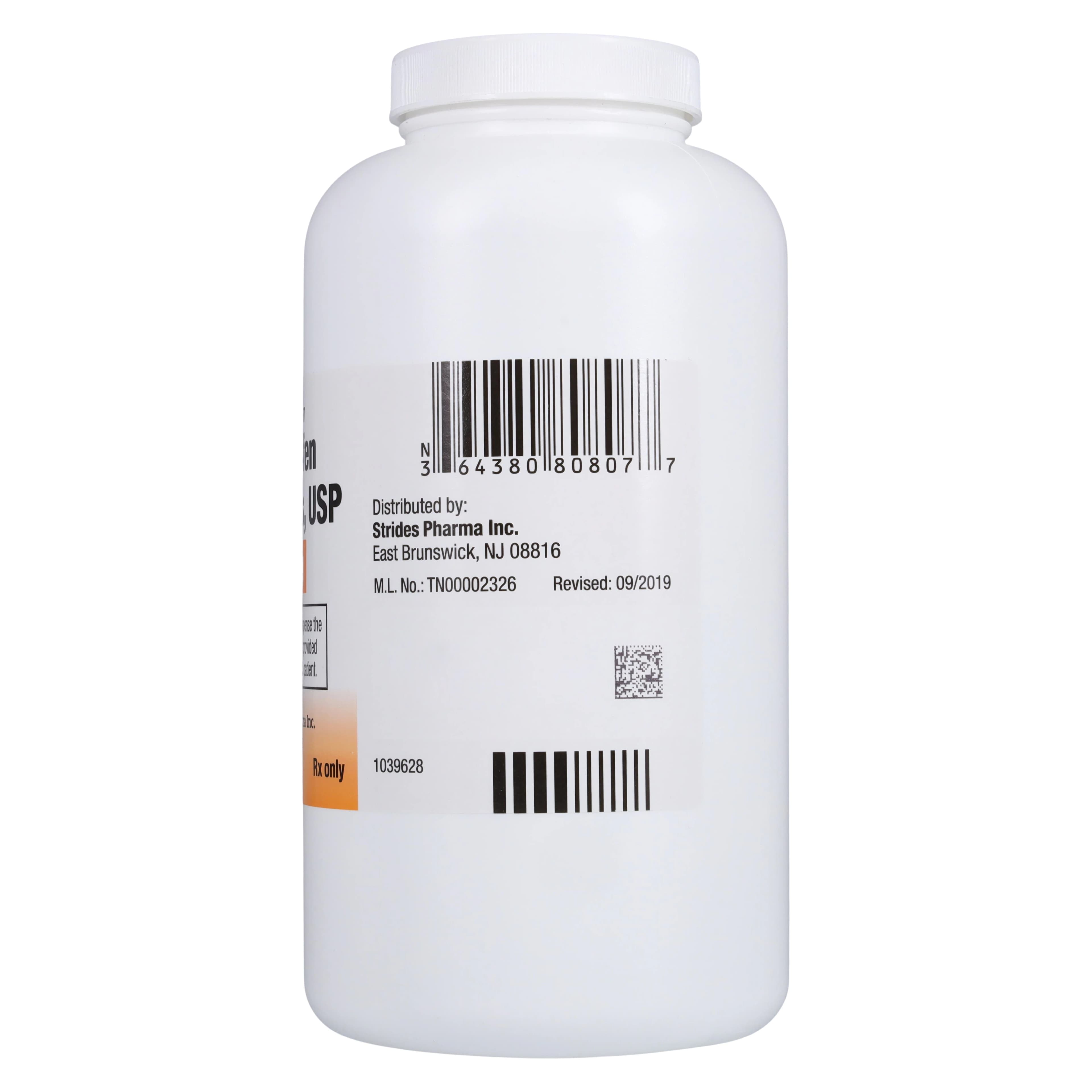 Ibuprofen Tablets, 600mg, 500/Bottle thumbnail 3
