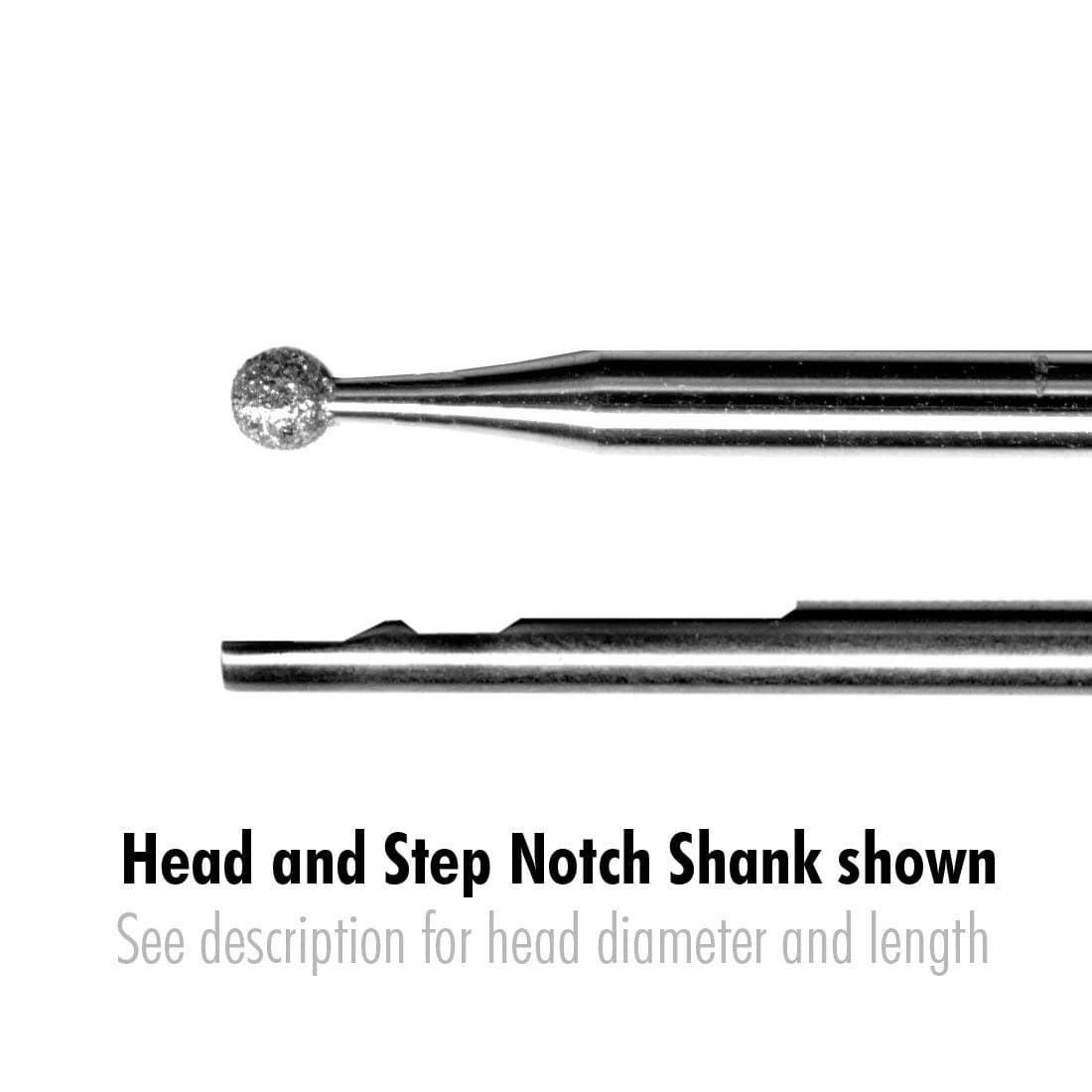 Ace Surgical Bur Diamond Round 2.3HD, Right Angle, Medium, #8, 44.0 mm - Bur Diamond Round 2.3HD - Image 1