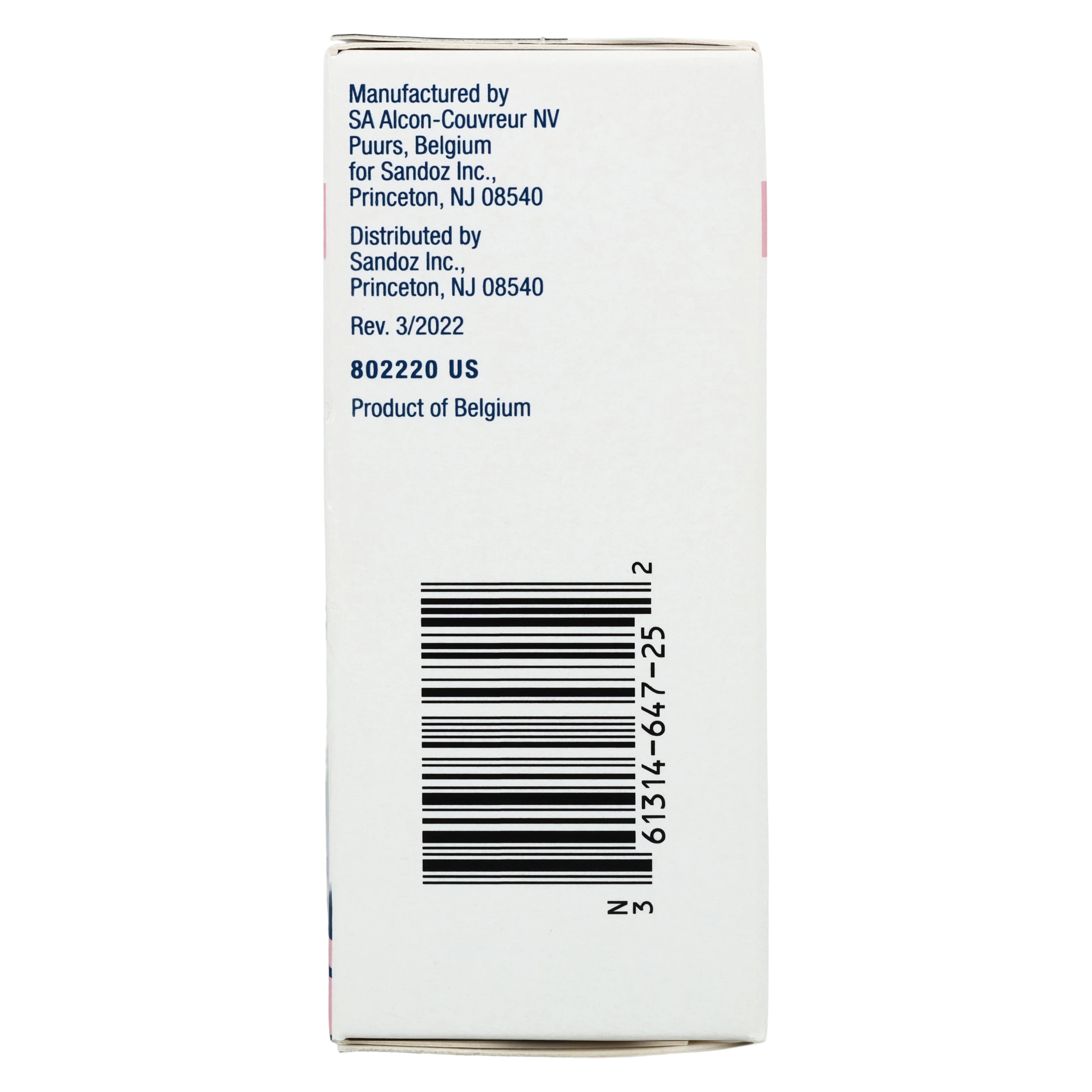 Tobramycin/Dexamethasone Ophthalmic Solution 0.3%/0.1%, 2.5 mL Bottle thumbnail 3