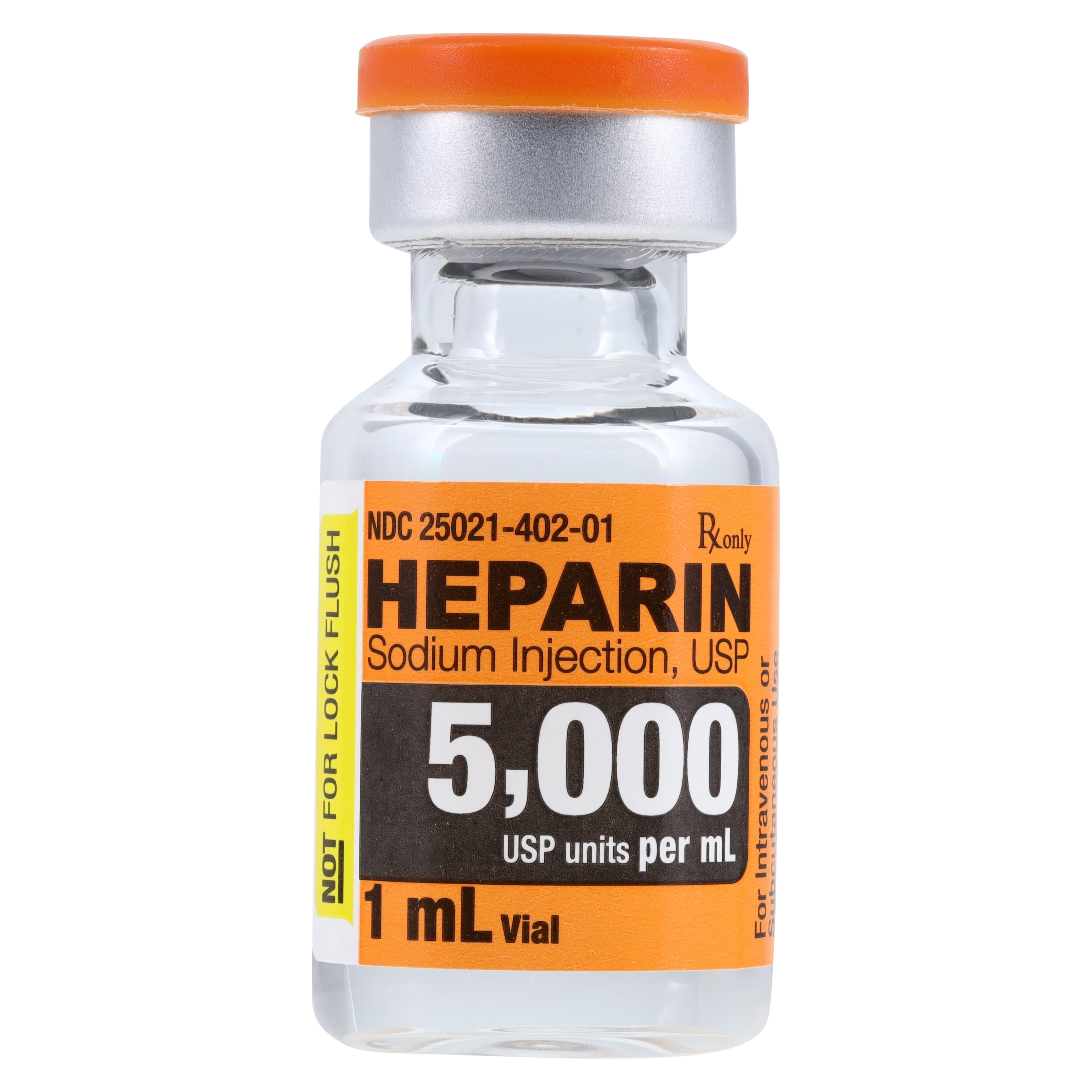 Heparin Sodium (Pork) Injection, 5,000 USP Units/mL, MDV 1mL, 25/Package thumbnail 2
