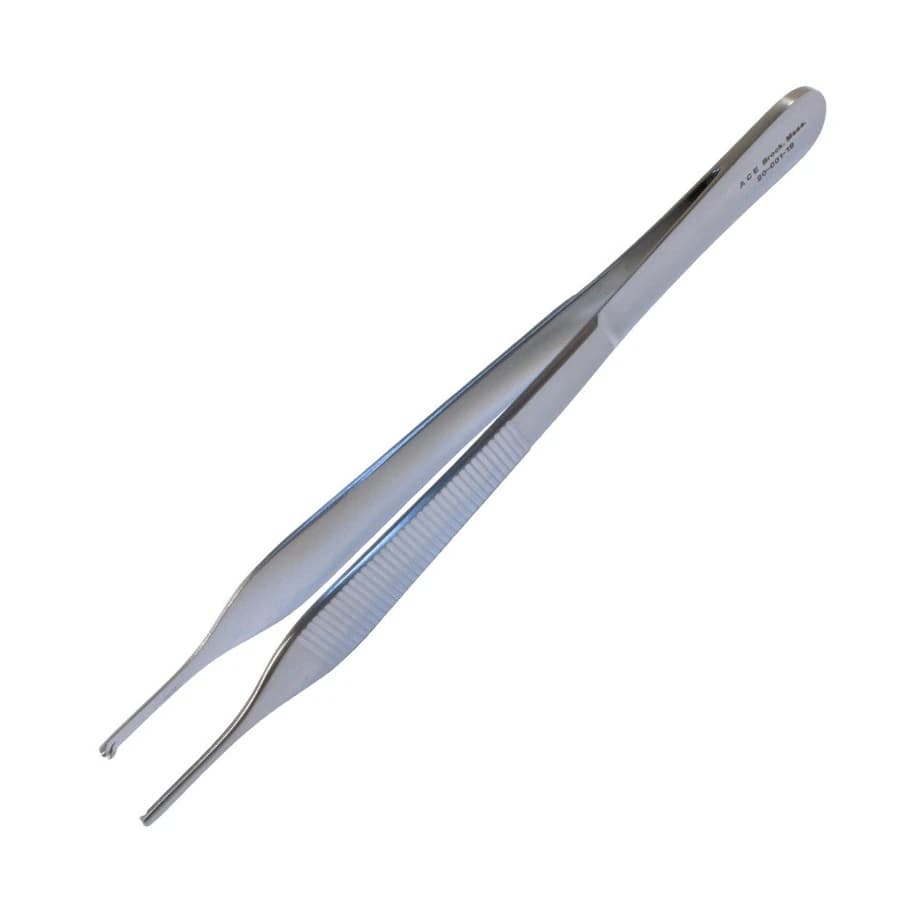 Adson Tissue Forceps, 1x2 Teeth, 6" thumbnail 2