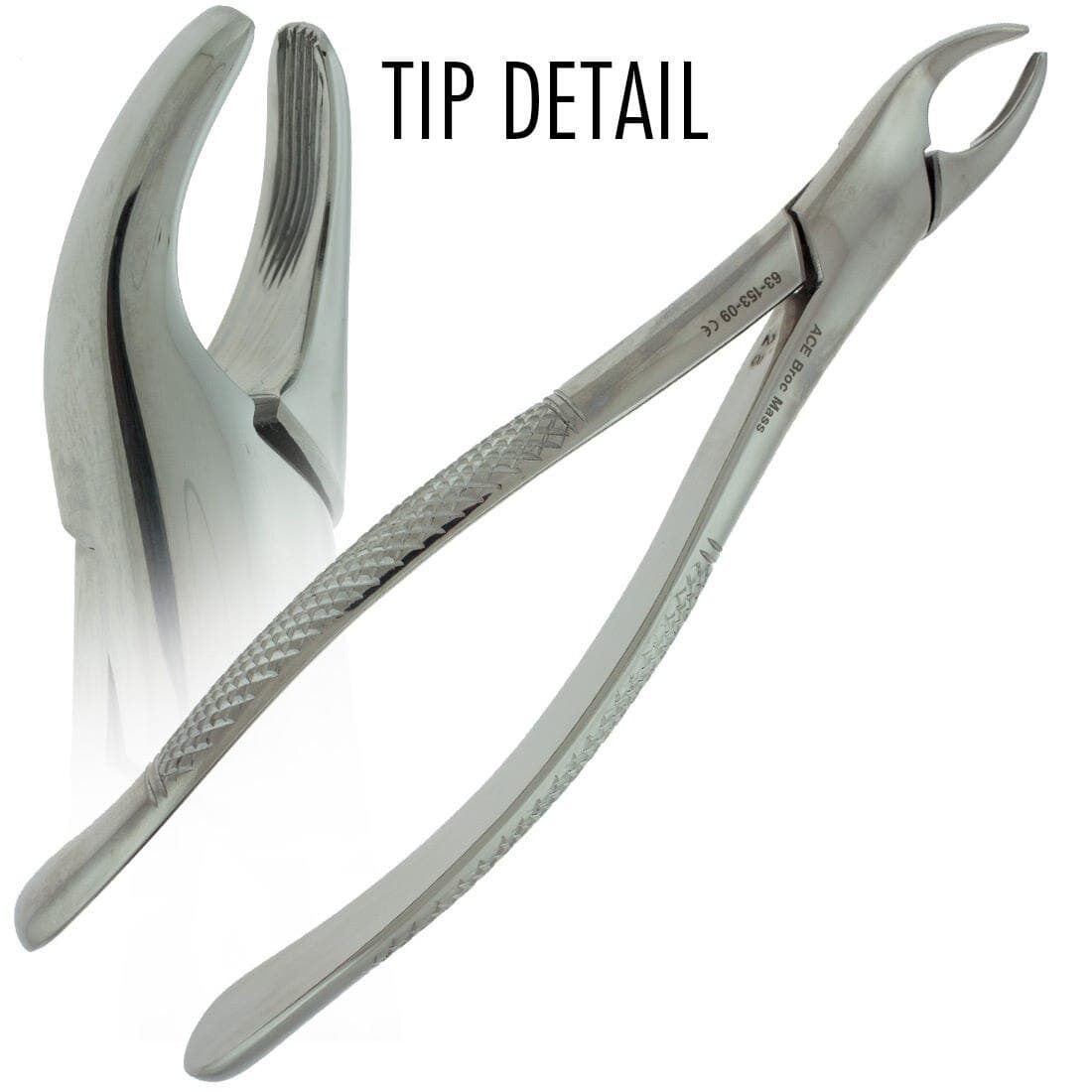 Ace Surgical Extraction Forceps #150, 7 in, Upper, Adult, Stainless Steel, Each thumbnail 2