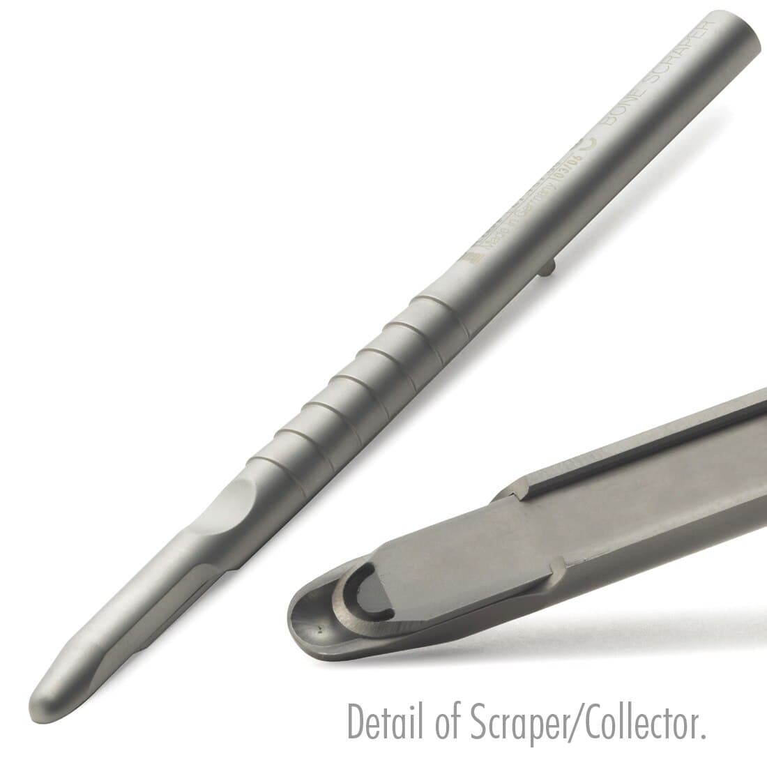 Ace Surgical Bone Scraper Straight Reusable, 6 in, 01KEZKNS71VWZBZXG5FE1ZPDB6 thumbnail 2