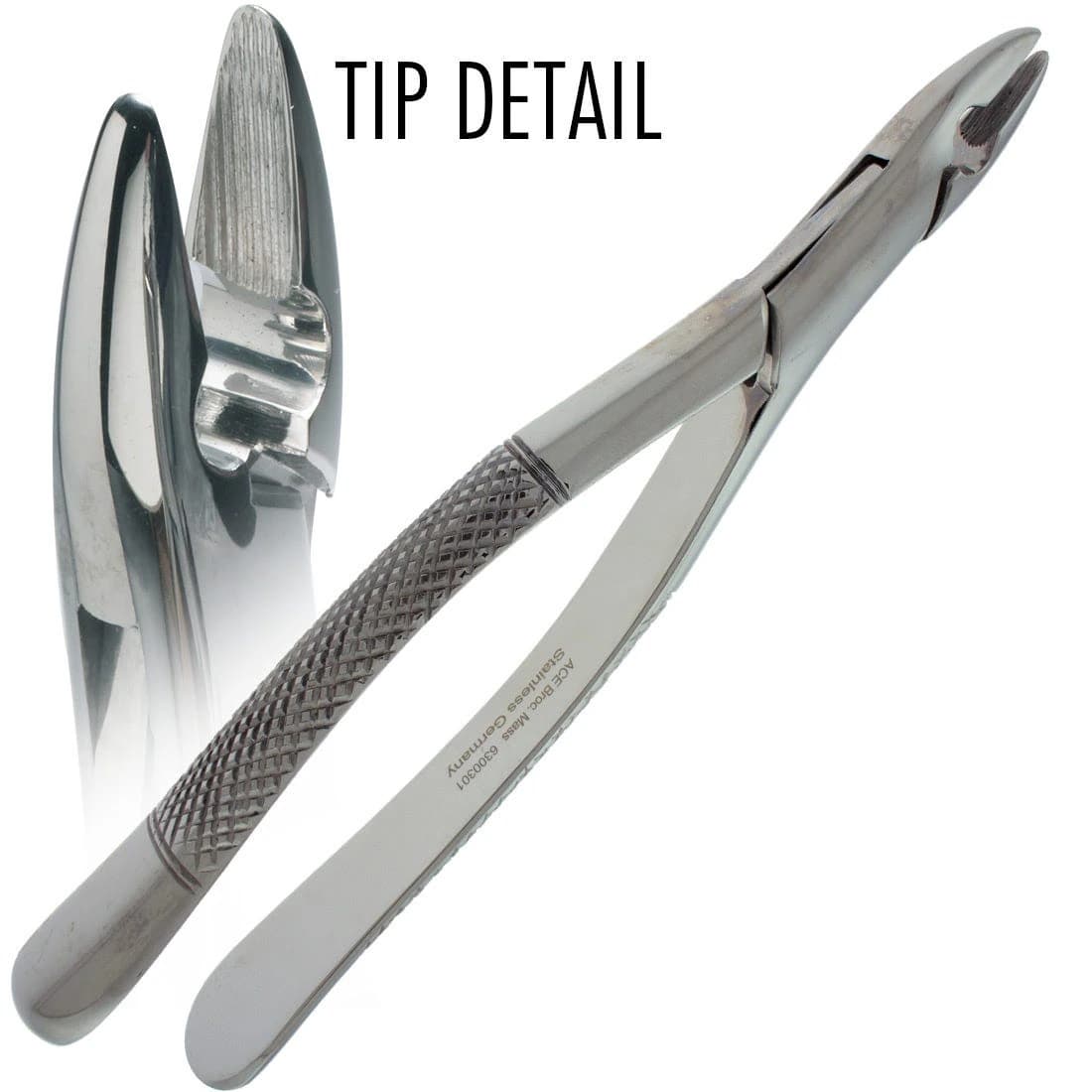 Ace Surgical Forcep Extraction #1 Standard, 7" Upper Anterior, Stainless Steel thumbnail 2