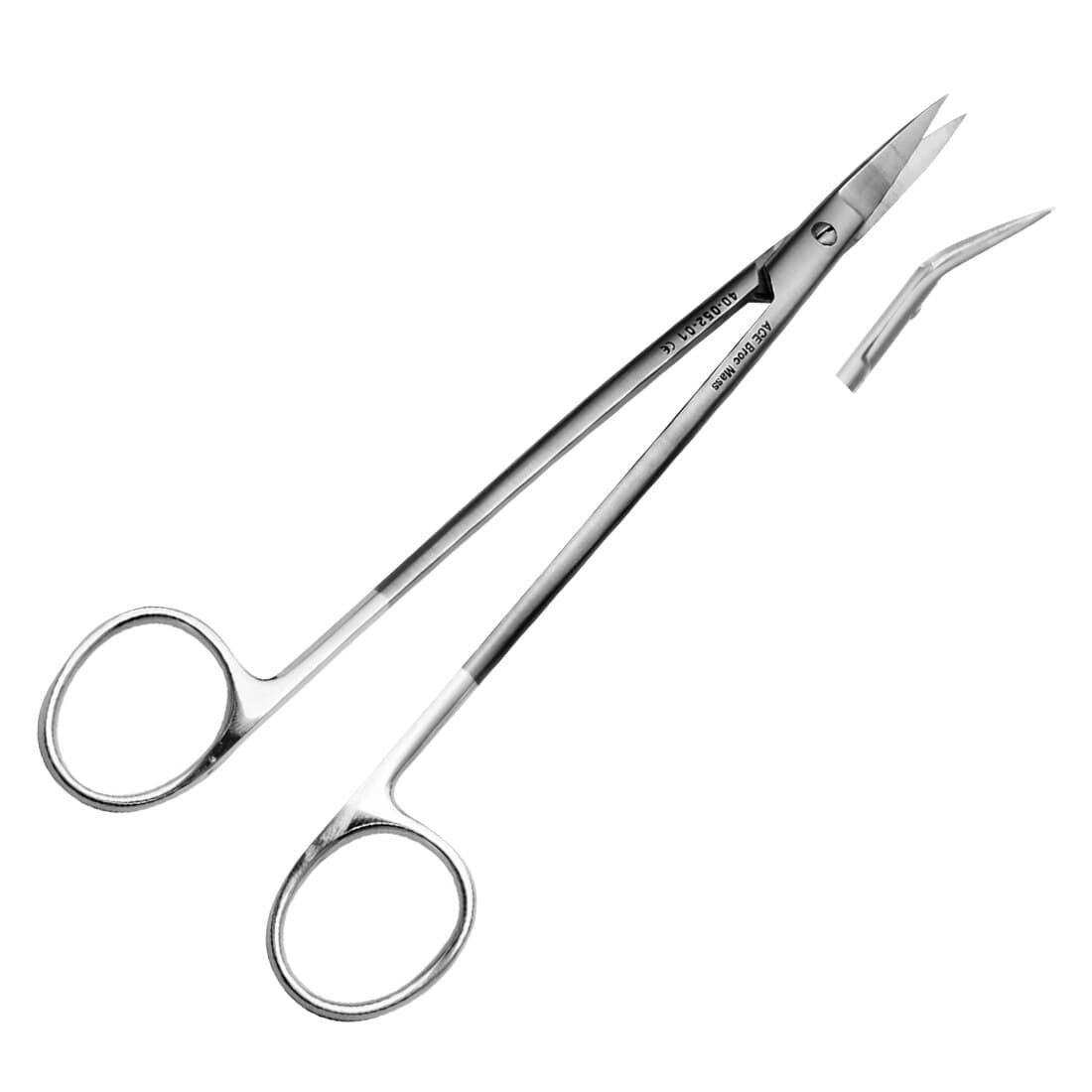 Dean Scissor #9 TC 1 Blade, Curved, Serrated, Tungsten Carbide, 6.75 in thumbnail 2