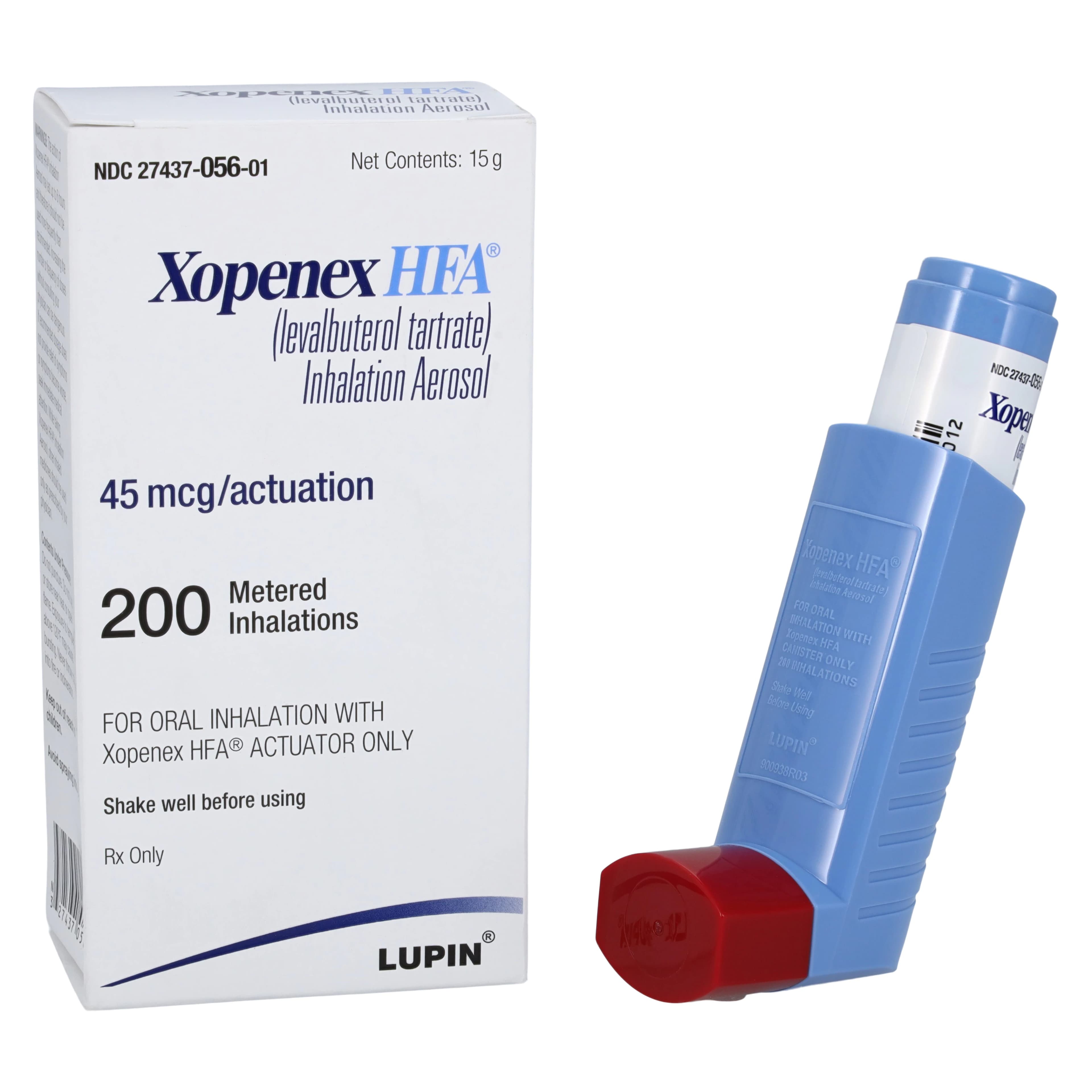 Xopenex HFA Inhalation Aerosol, 45mcg, 15gm Inhaler - Xopenex HFA 15gm - Image 1