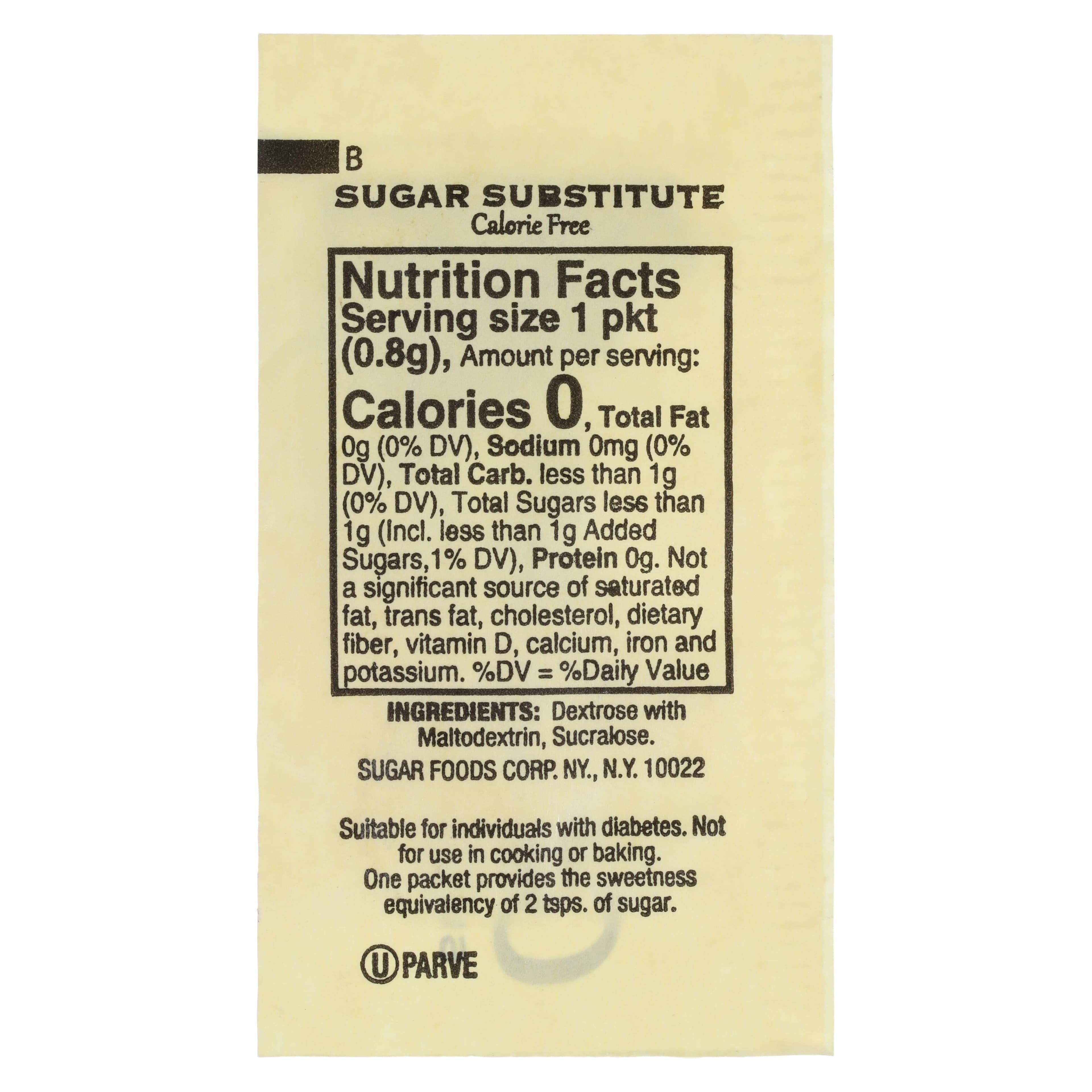 Splenda Sugar Substitute, 2000 Packets/Case thumbnail 2