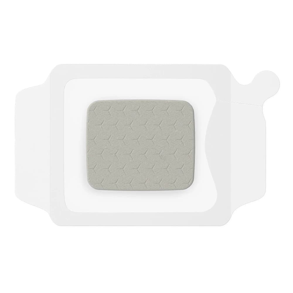 Mepilex Border Ag Silver Sulfate Post-Op Dressing, 3.5" x 4", Sterile Rectangle - Dressing Mepilex Border AG - Image 1