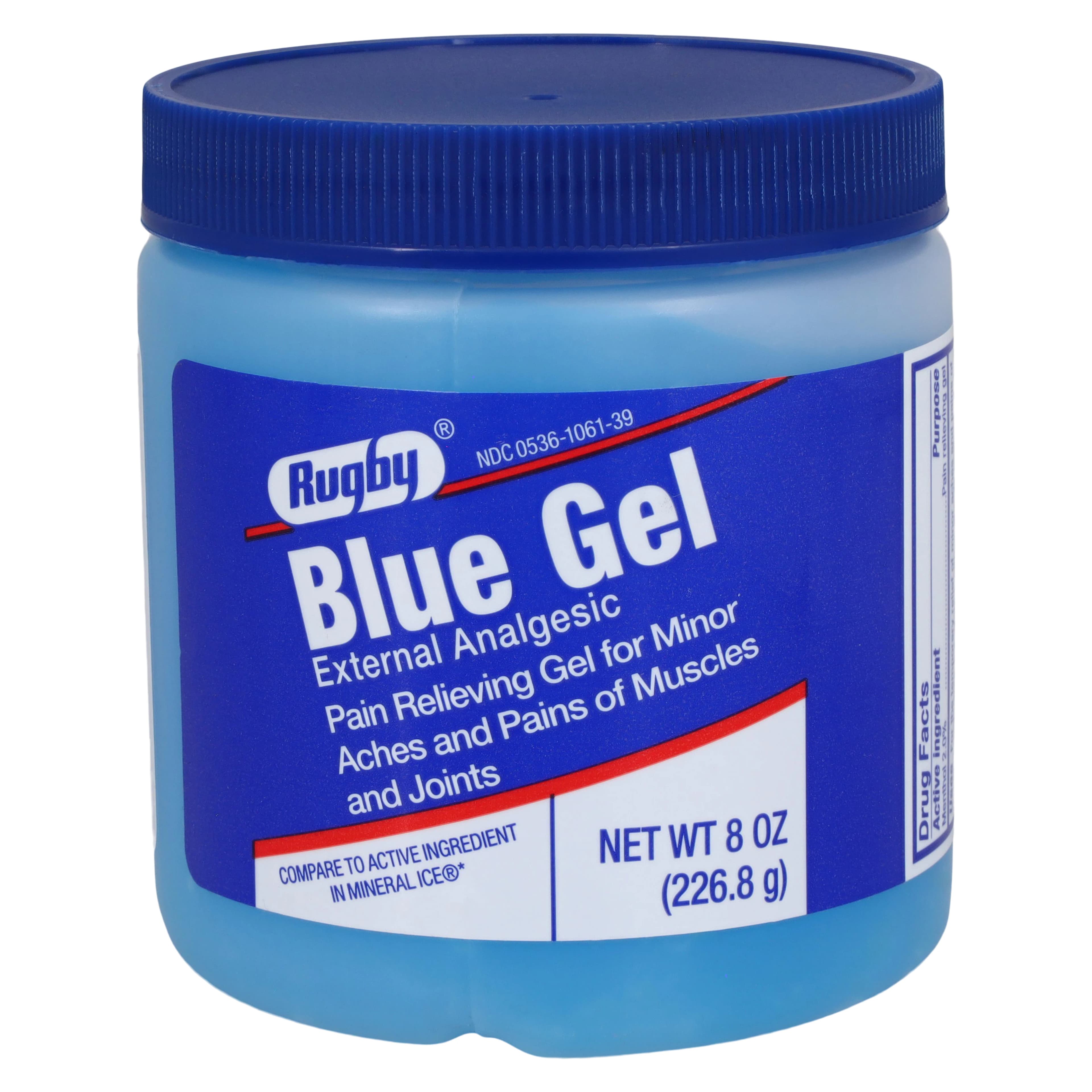 Blue Gel Ice Pain Relief, 8 oz Jar - Blue Gel Ice Pain Relief - Image 1