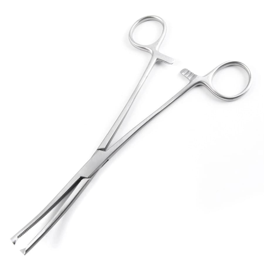 Sklar Rochester-Koch Hemostatic Forceps, Curved, 5-1/2", 1x2 Teeth, Stainless Steel, Non-Sterile, Each - Forcp Hemostatic Kocher 1x2 Th - Image 1