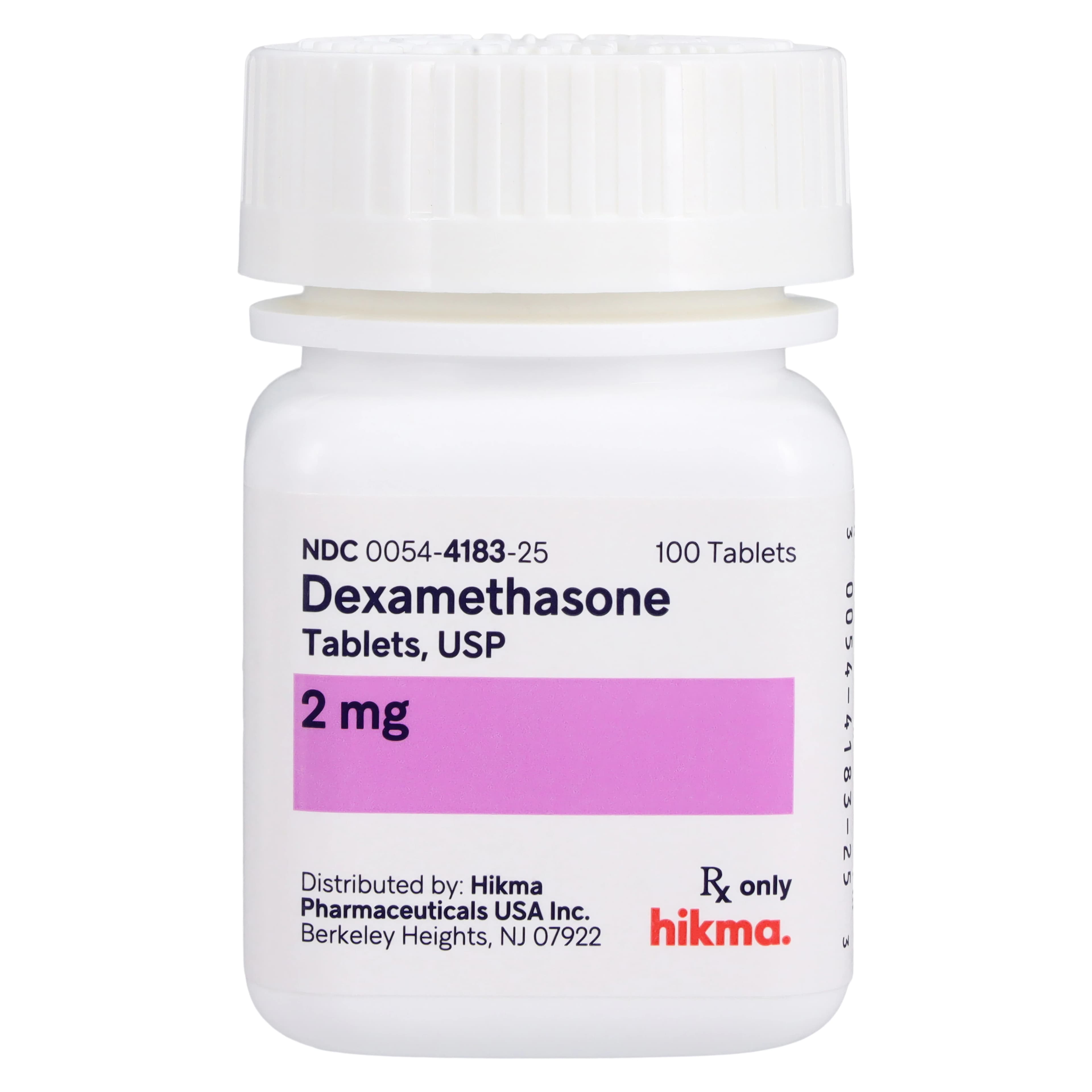 Dexamethasone Tablets 2mg, 100/Bottle (Hikma Pharmaceuticals) - Dexamethasone Tablets - Image 1