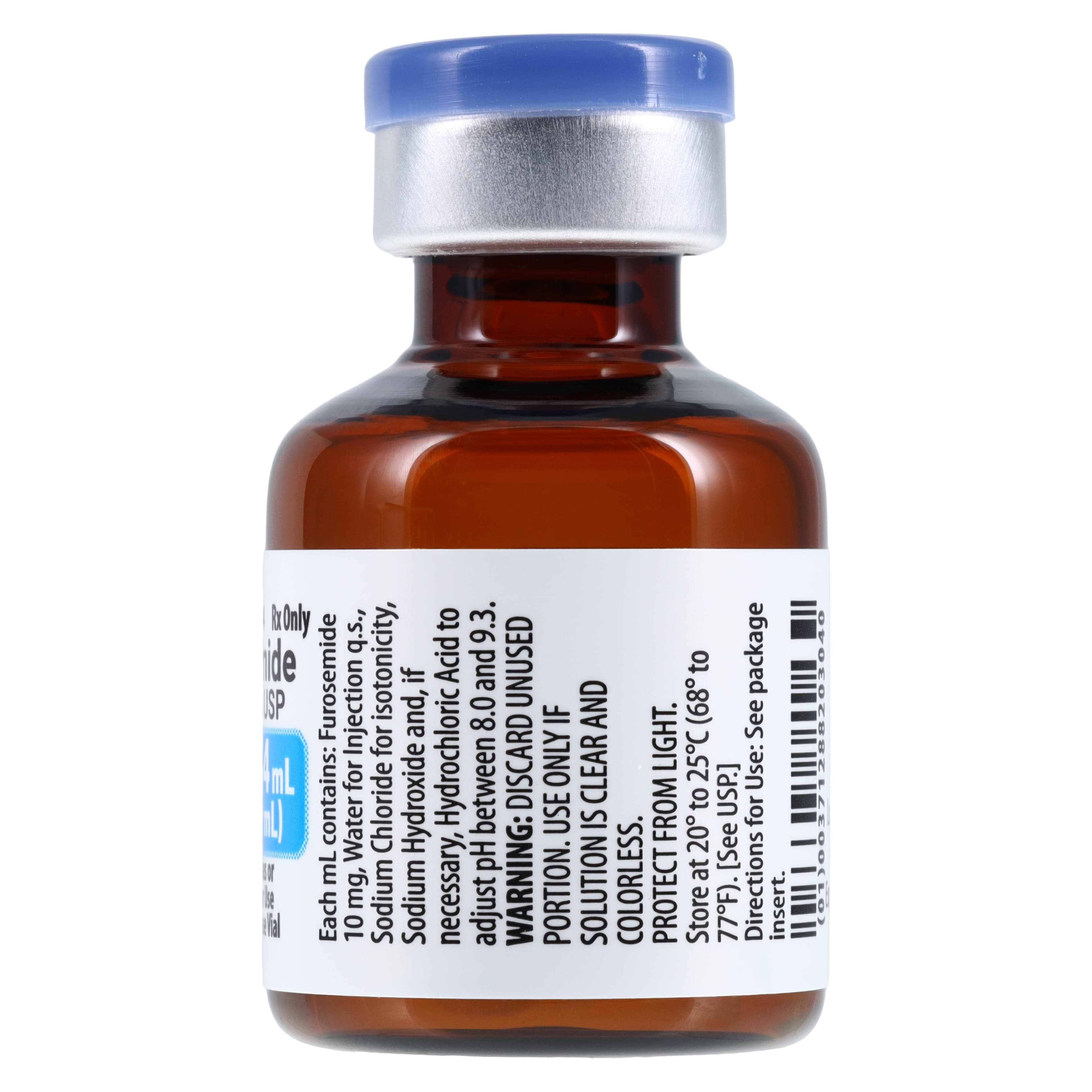 Furosemide Injection SDV 10mg/mL, 4mL Single Dose Vial, 25/Package thumbnail 3